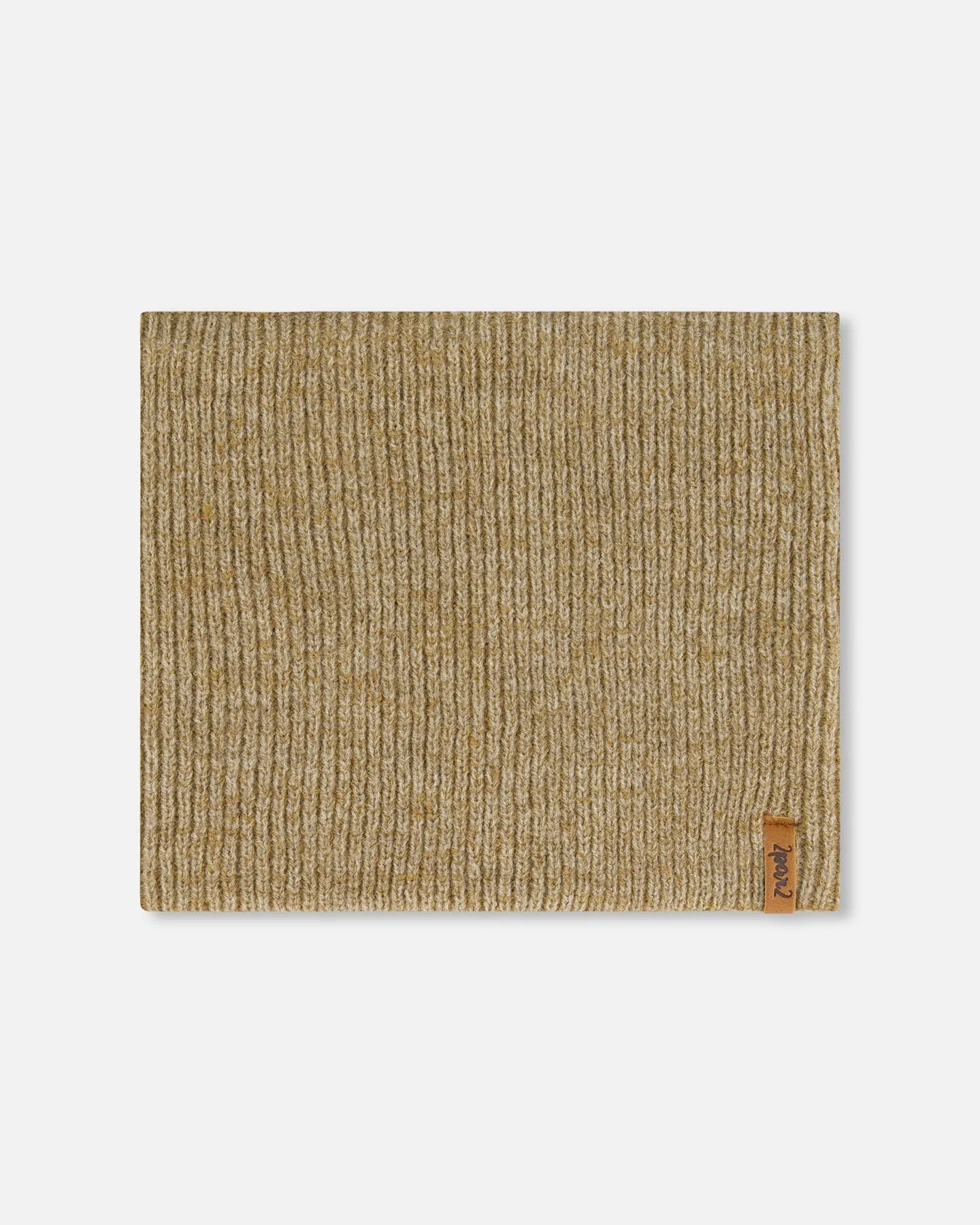 Taupe Knit Neckwarmer for Mid-Season