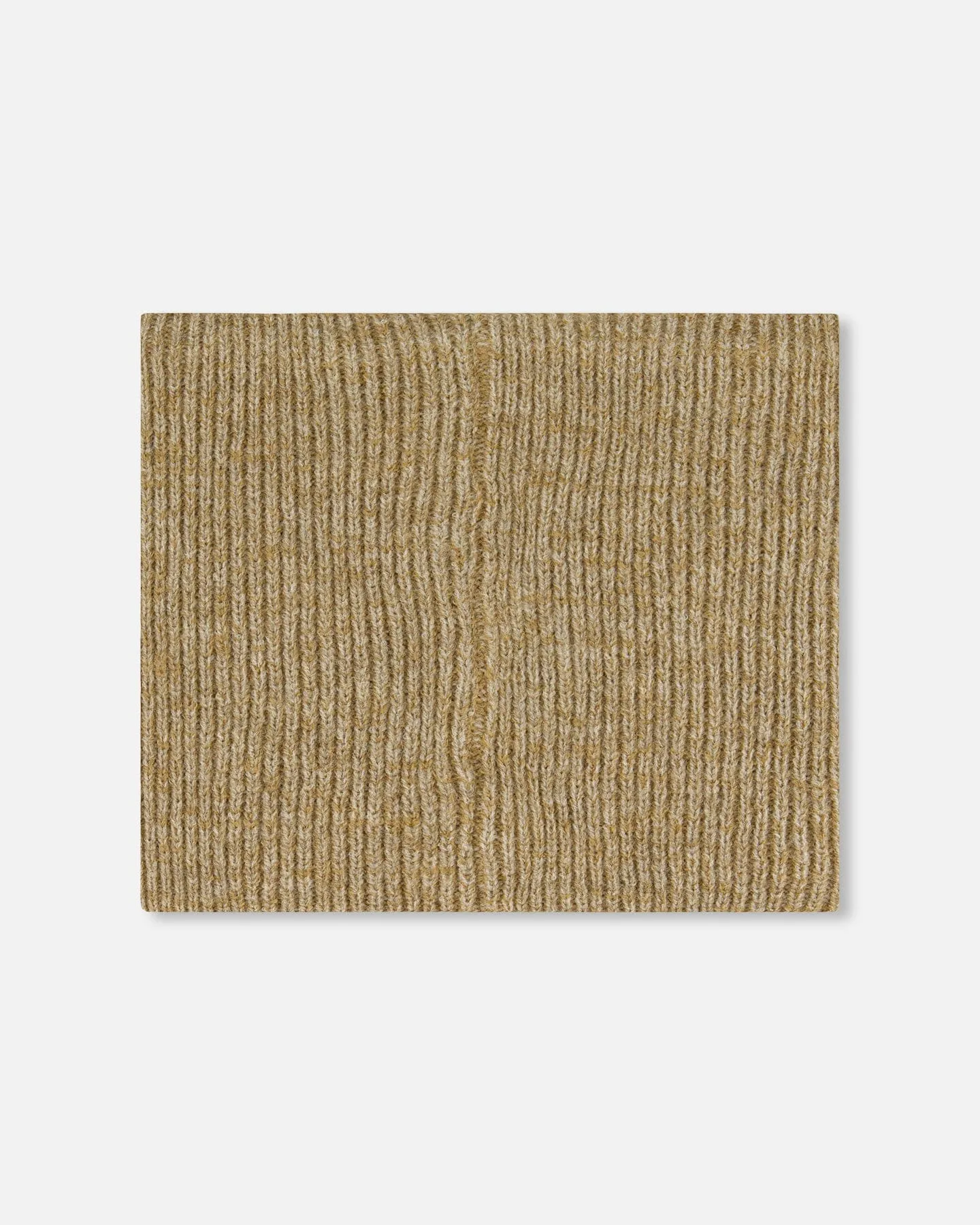 Taupe Knit Neckwarmer for Mid-Season