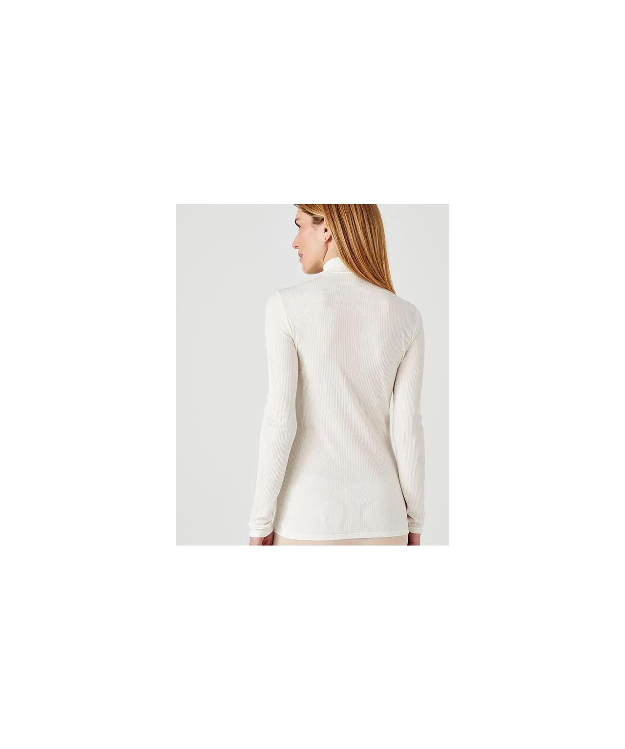 Long-Sleeve Thermal Turtleneck Tee