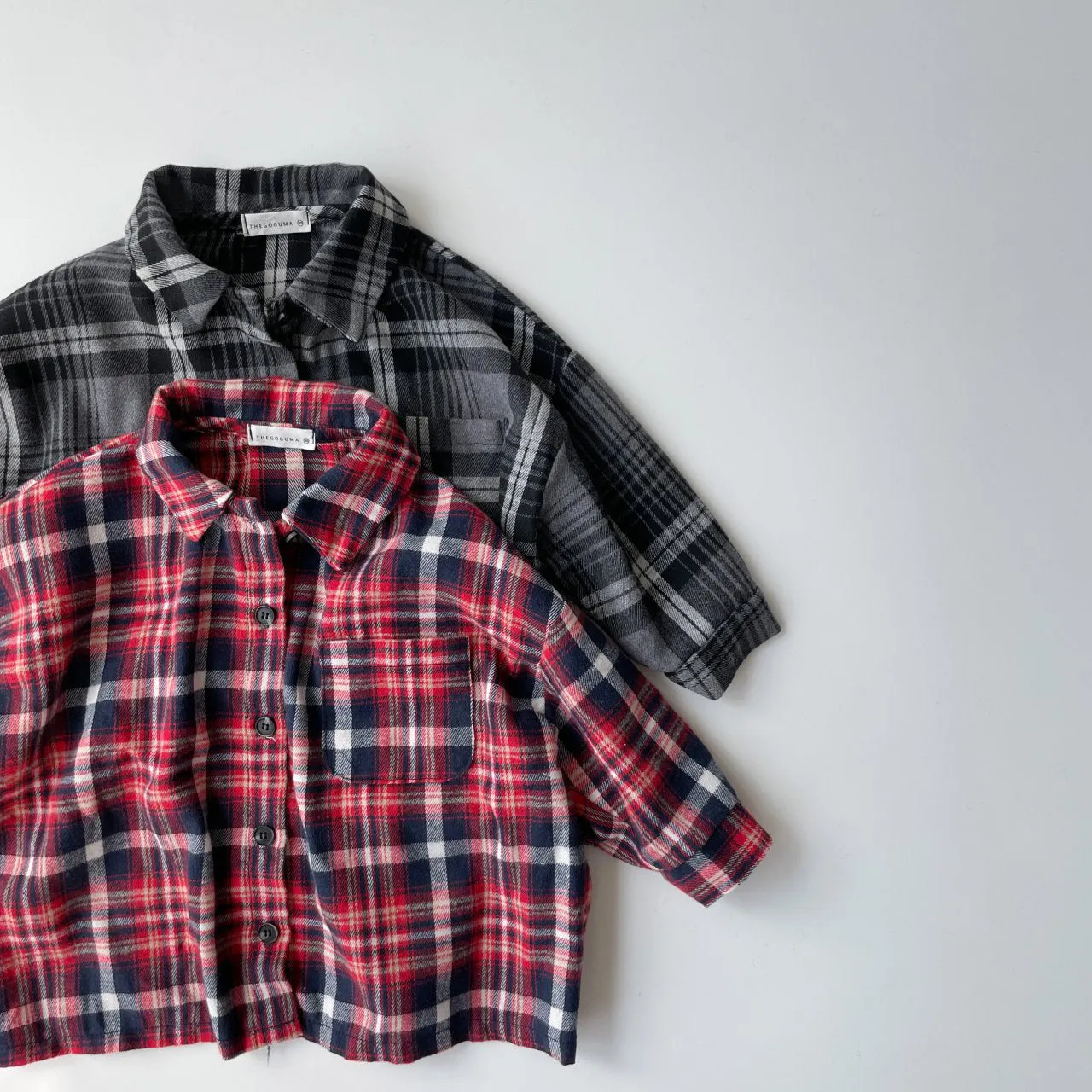 Toddler 2Colors Long Sleeve Flannel Shirt (1-6y)