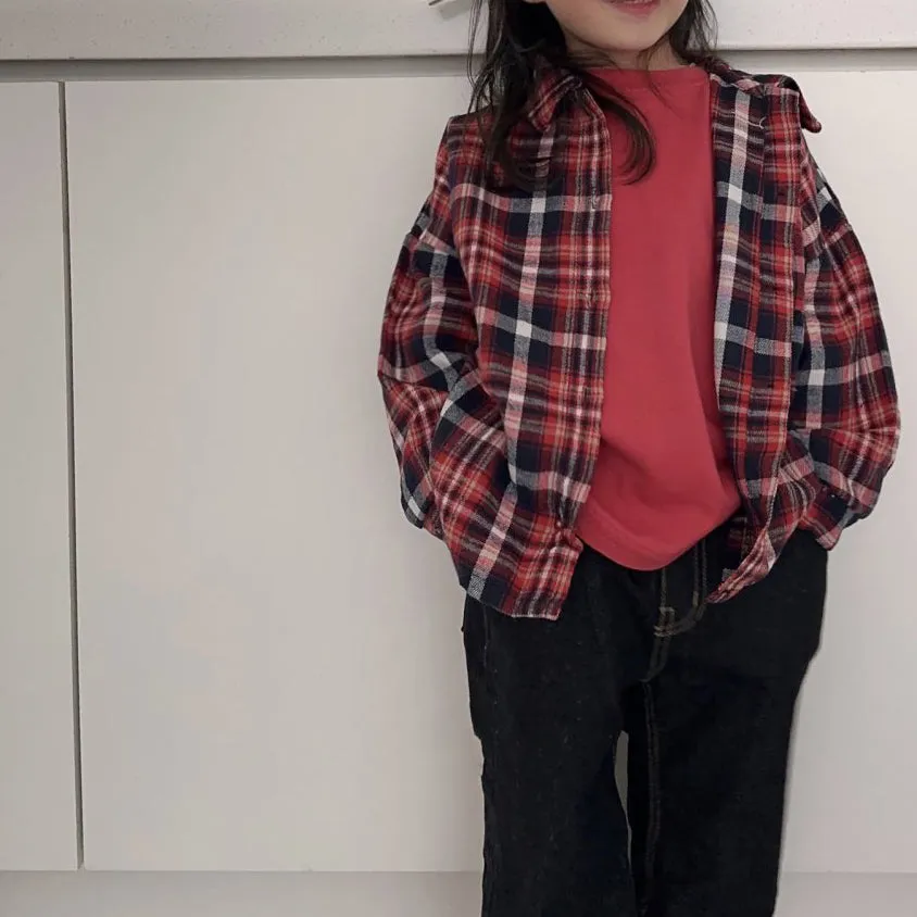 Toddler 2Colors Long Sleeve Flannel Shirt (1-6y)