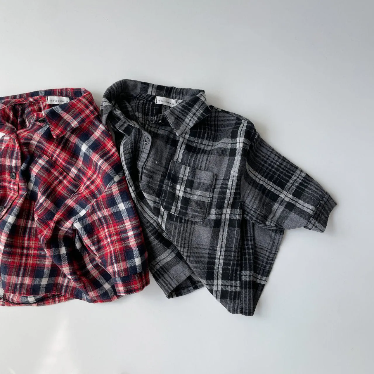 Toddler 2Colors Long Sleeve Flannel Shirt (1-6y)