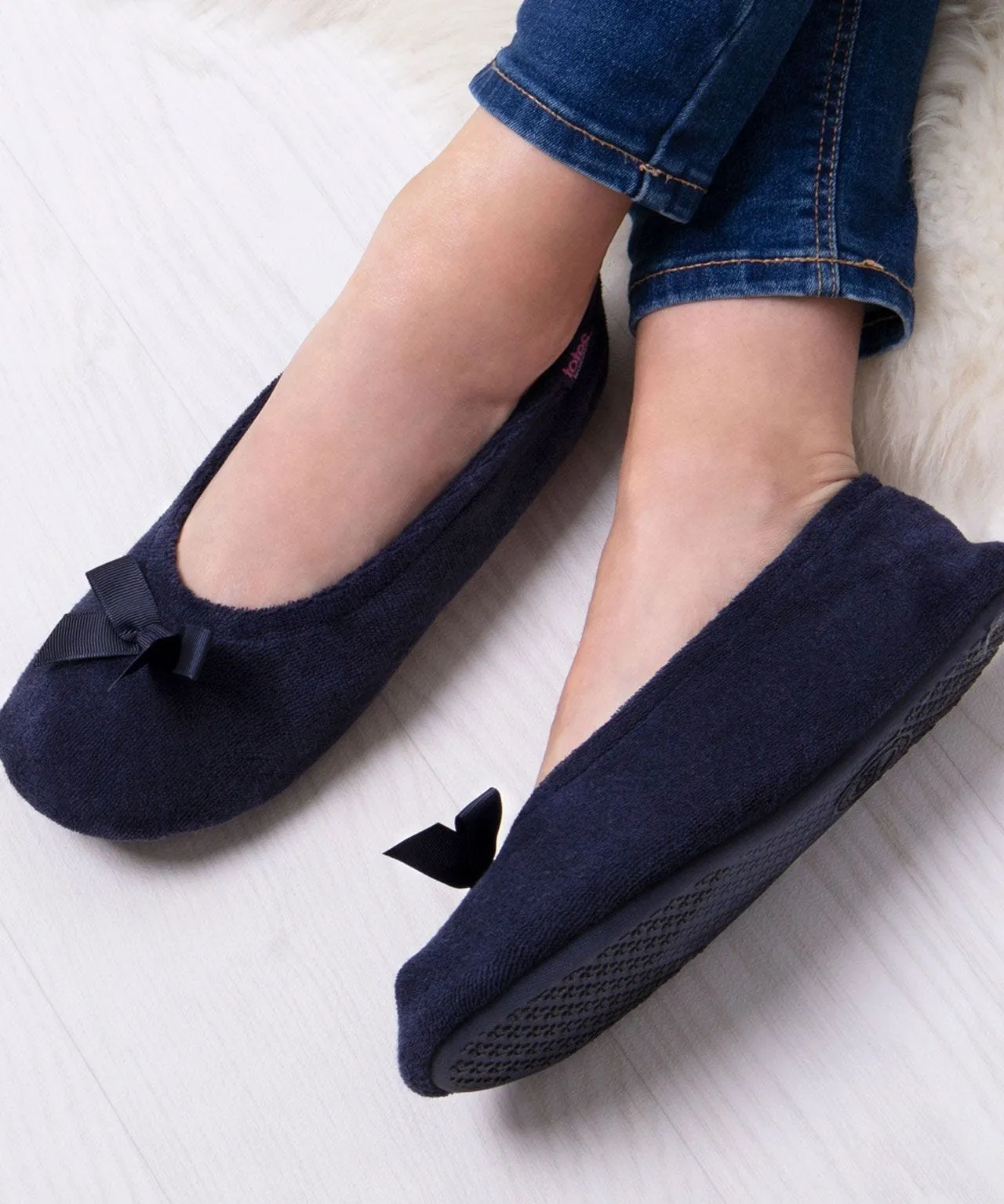 Terry Ballerina Slippers for Women