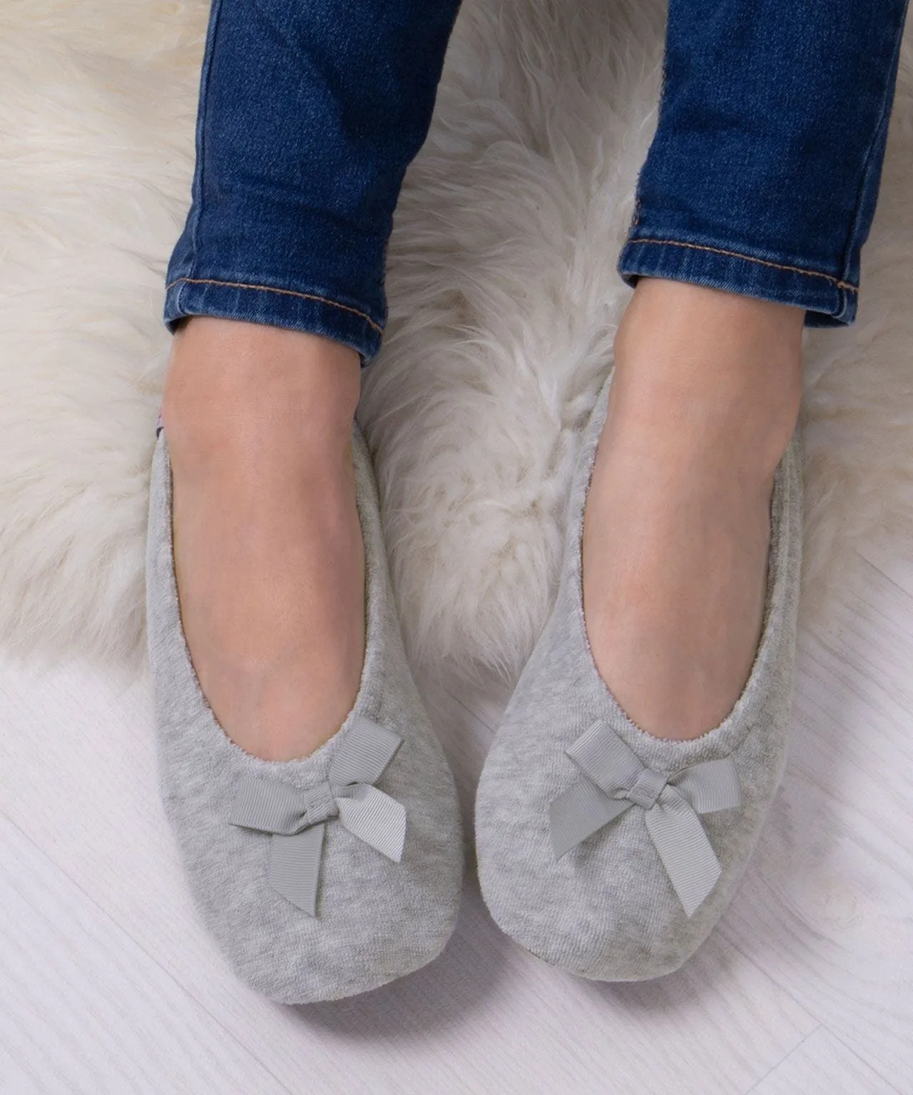 Terry Ballerina Slippers for Women