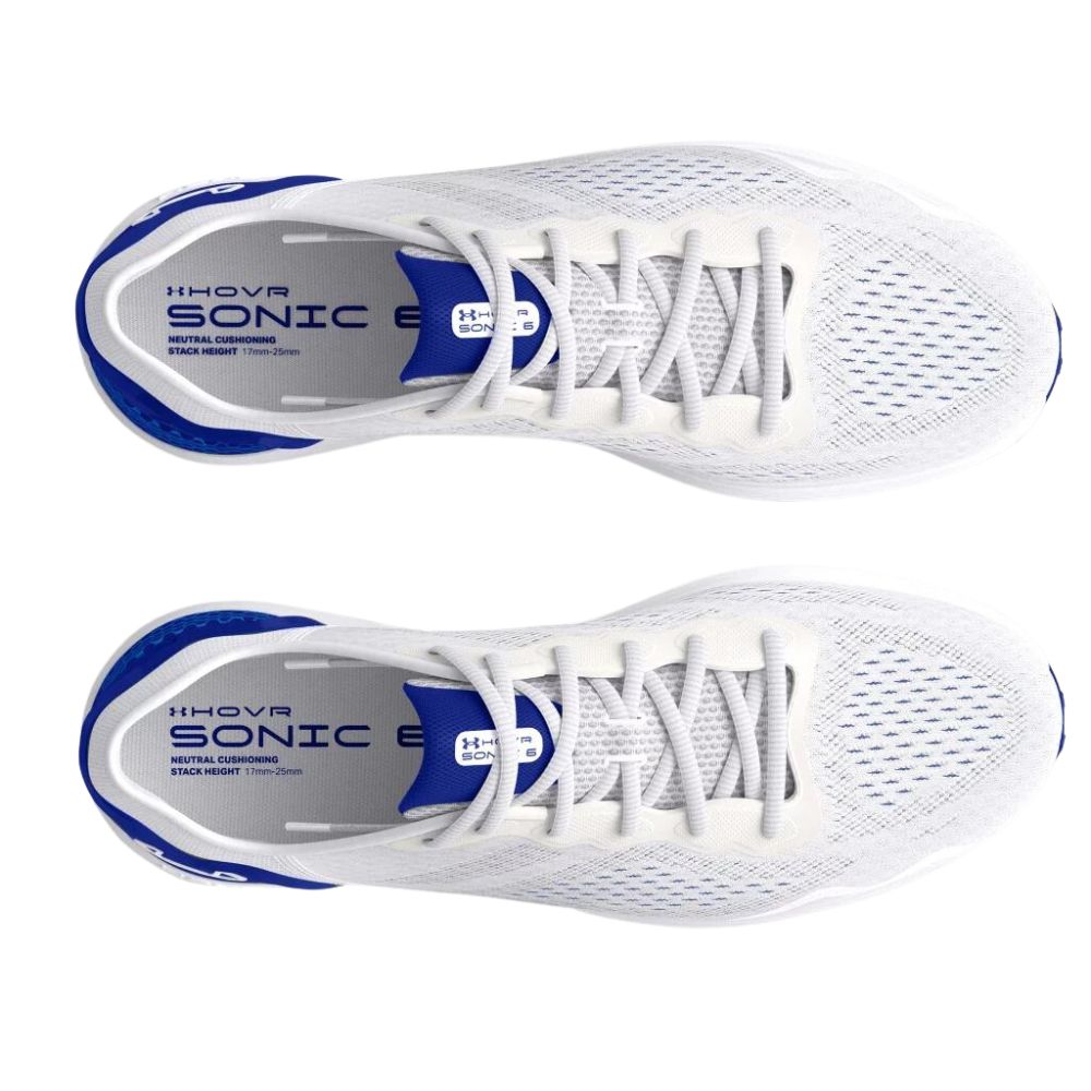 Under Armour HOVR Sonic 6 Running Shoes - White/Blue