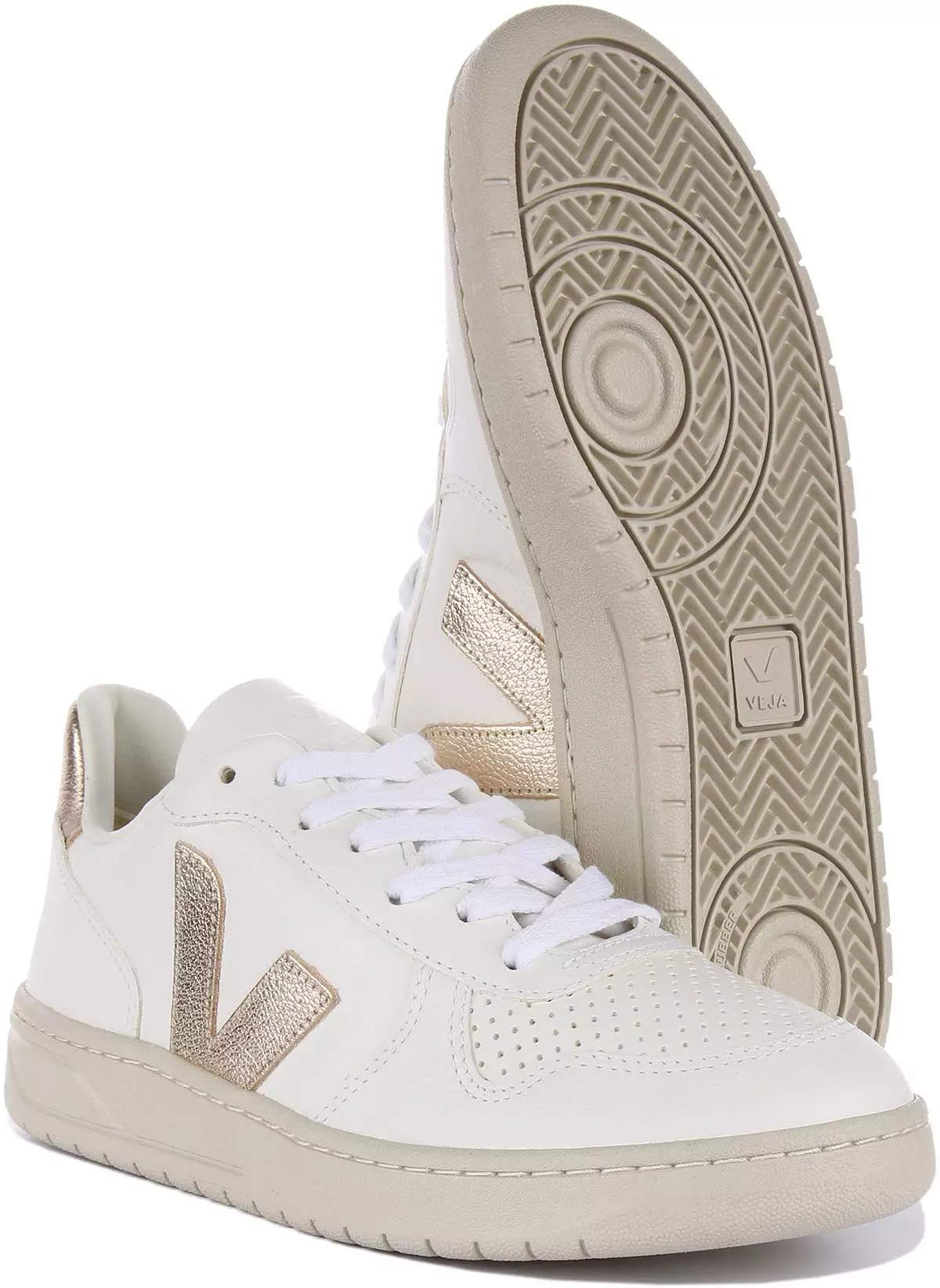 Veja V10 Chrome White Bronze Women's Shoes