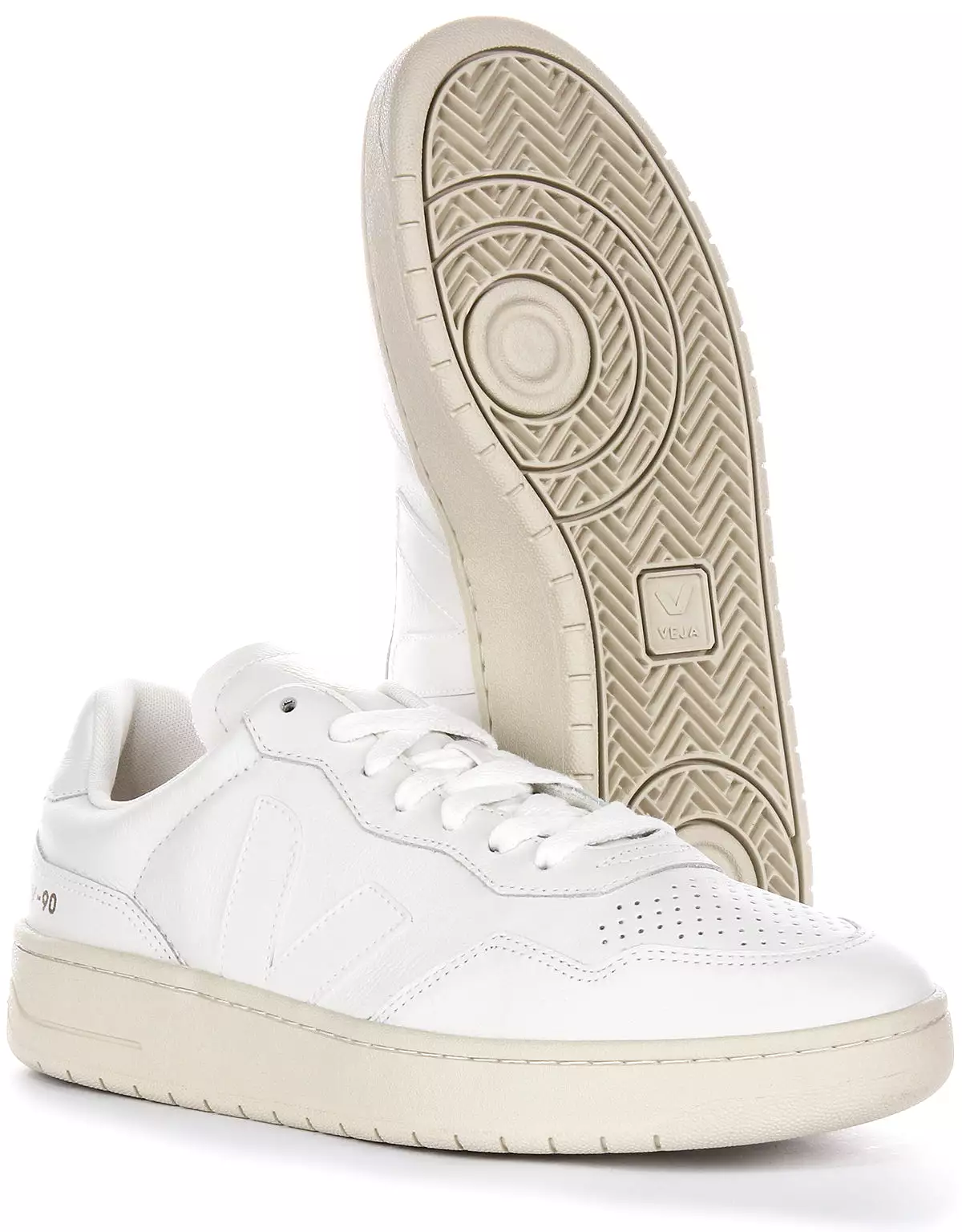 Veja white leather sneakers women V 90