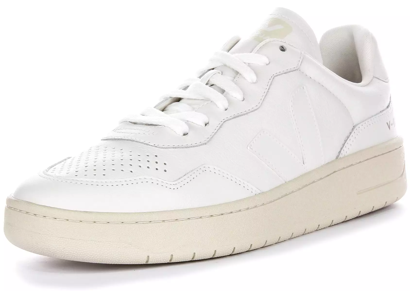 Veja white leather sneakers women V 90