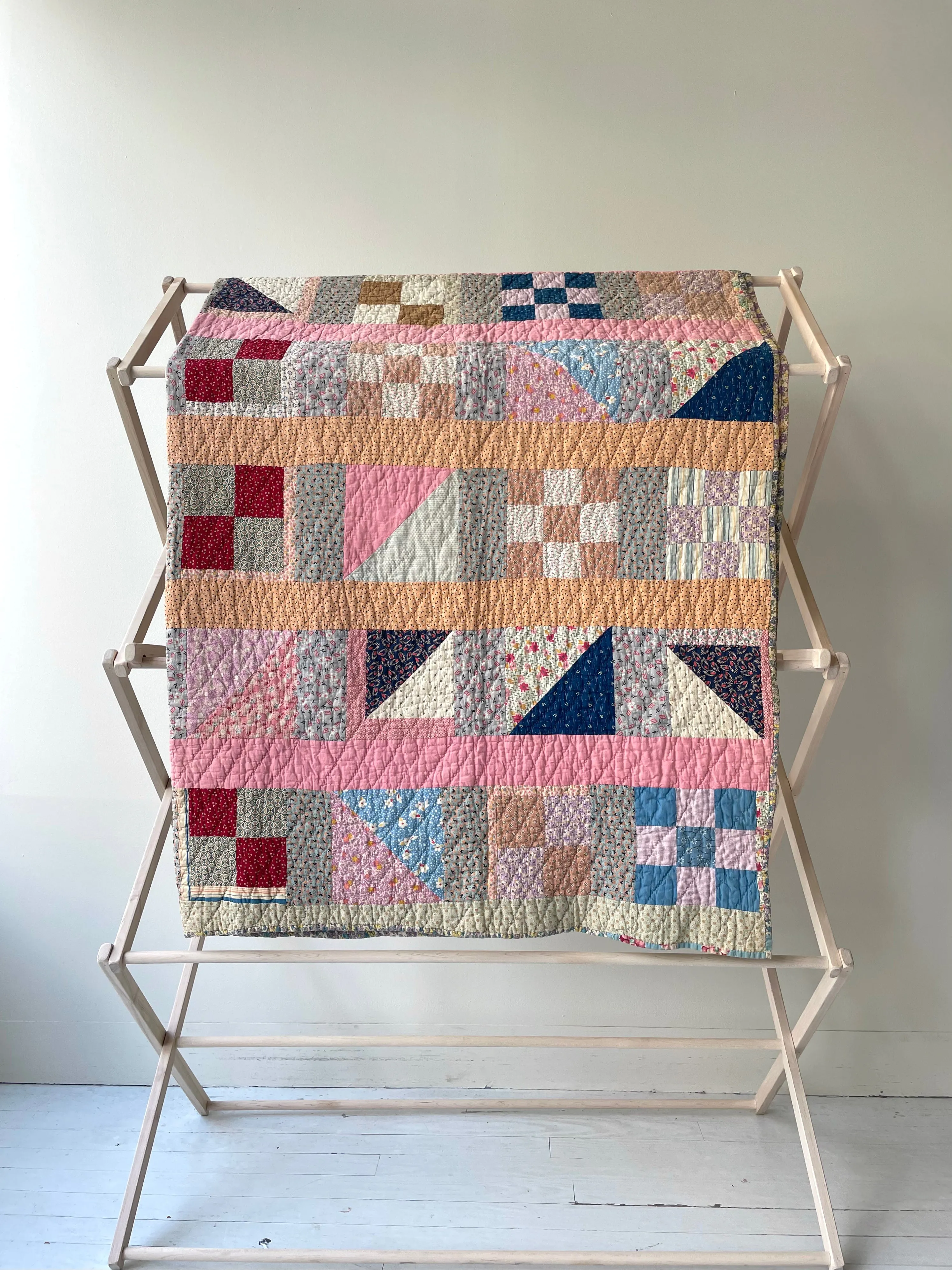 One-of-a-Kind Nine Patch Variation Quilt