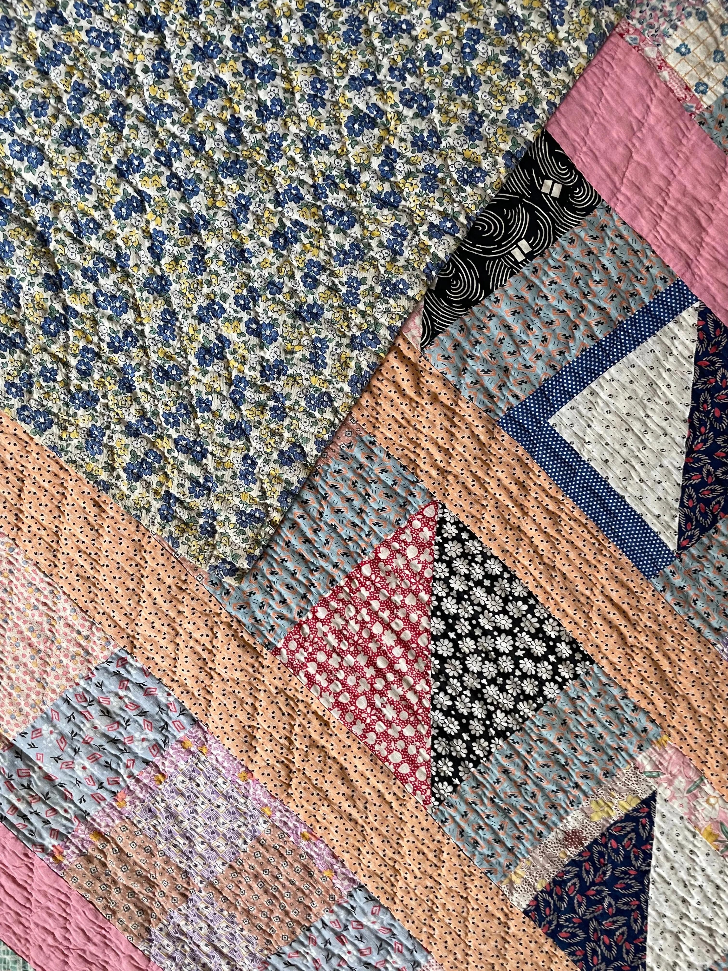 One-of-a-Kind Nine Patch Variation Quilt