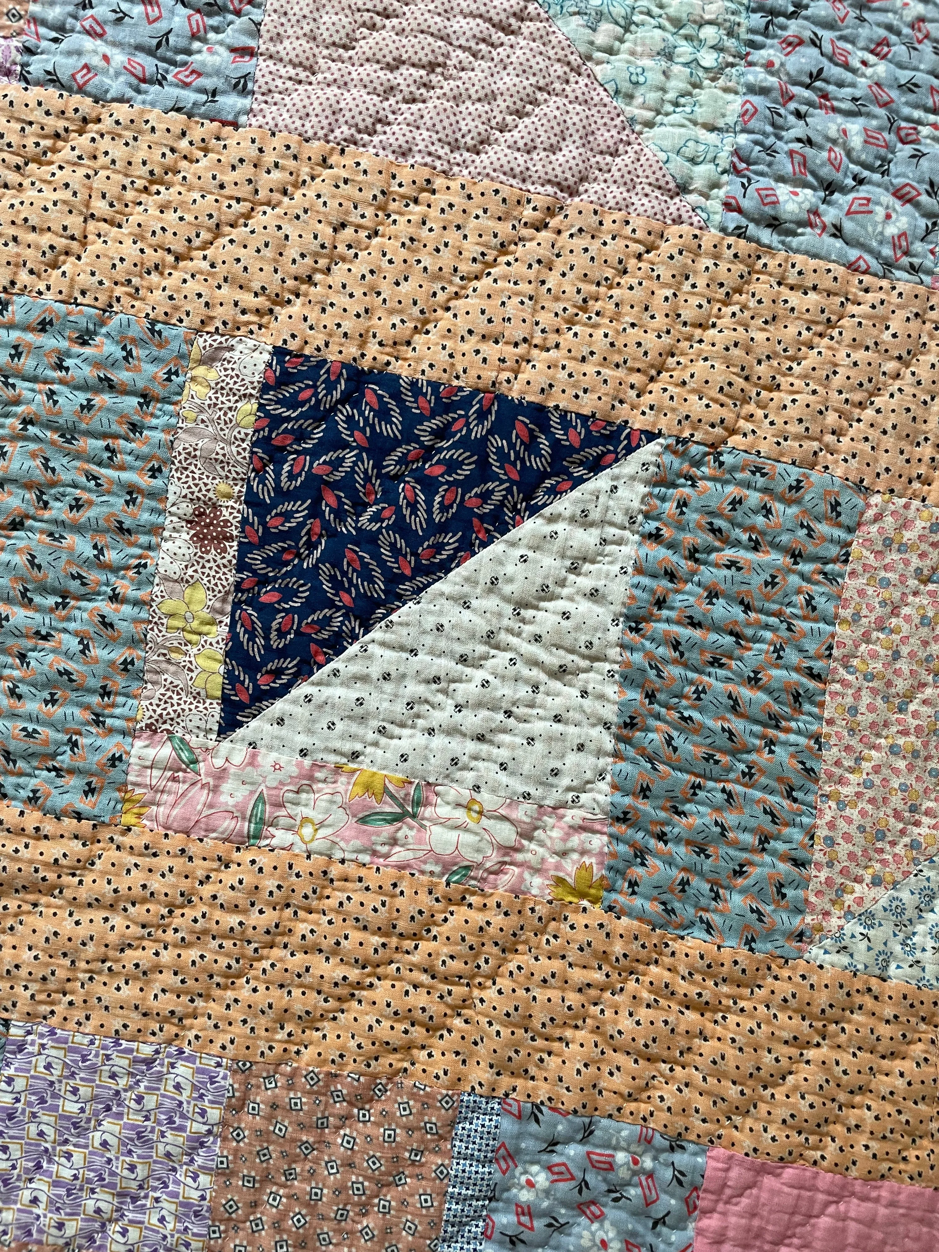 One-of-a-Kind Nine Patch Variation Quilt