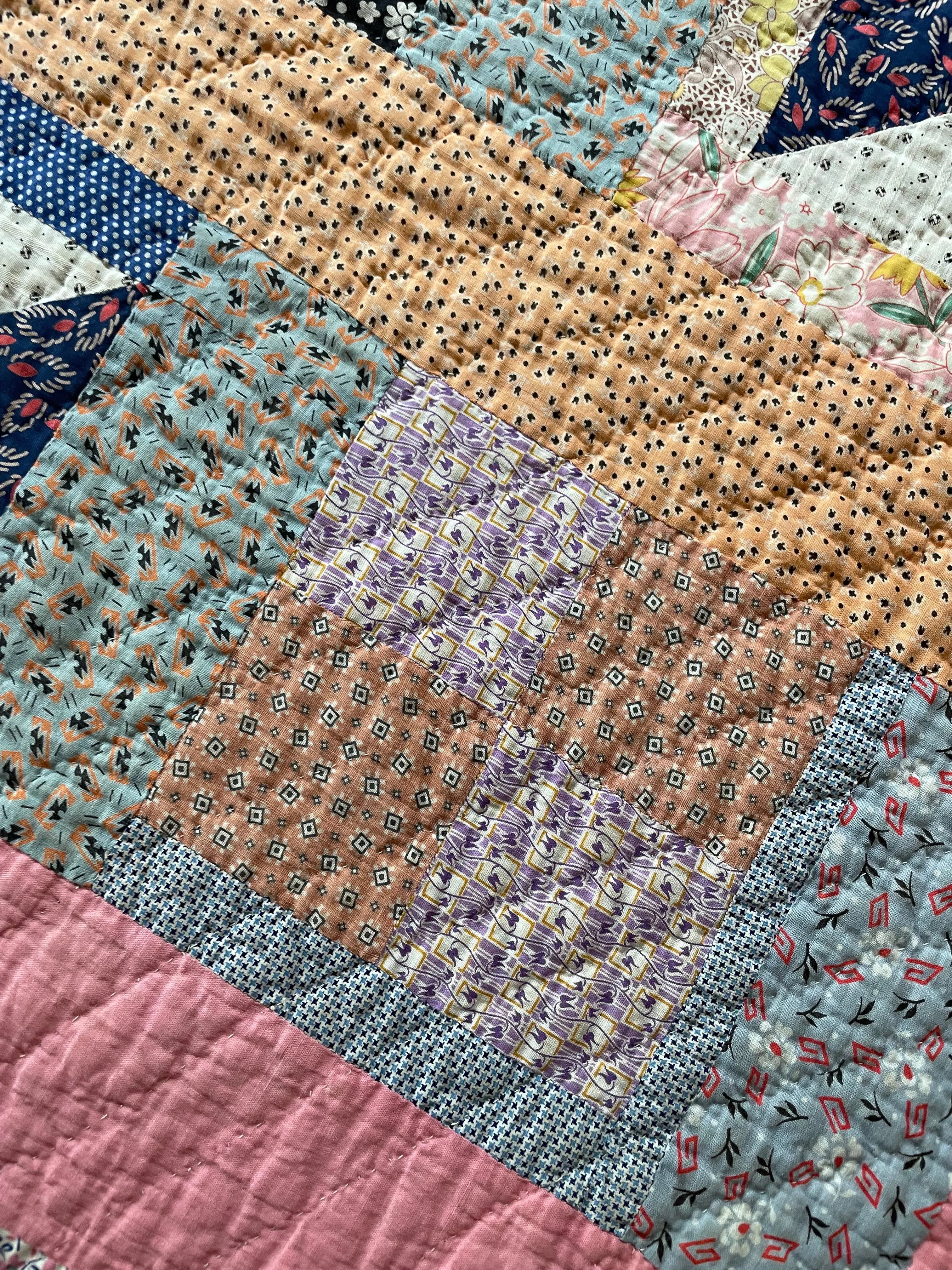 One-of-a-Kind Nine Patch Variation Quilt