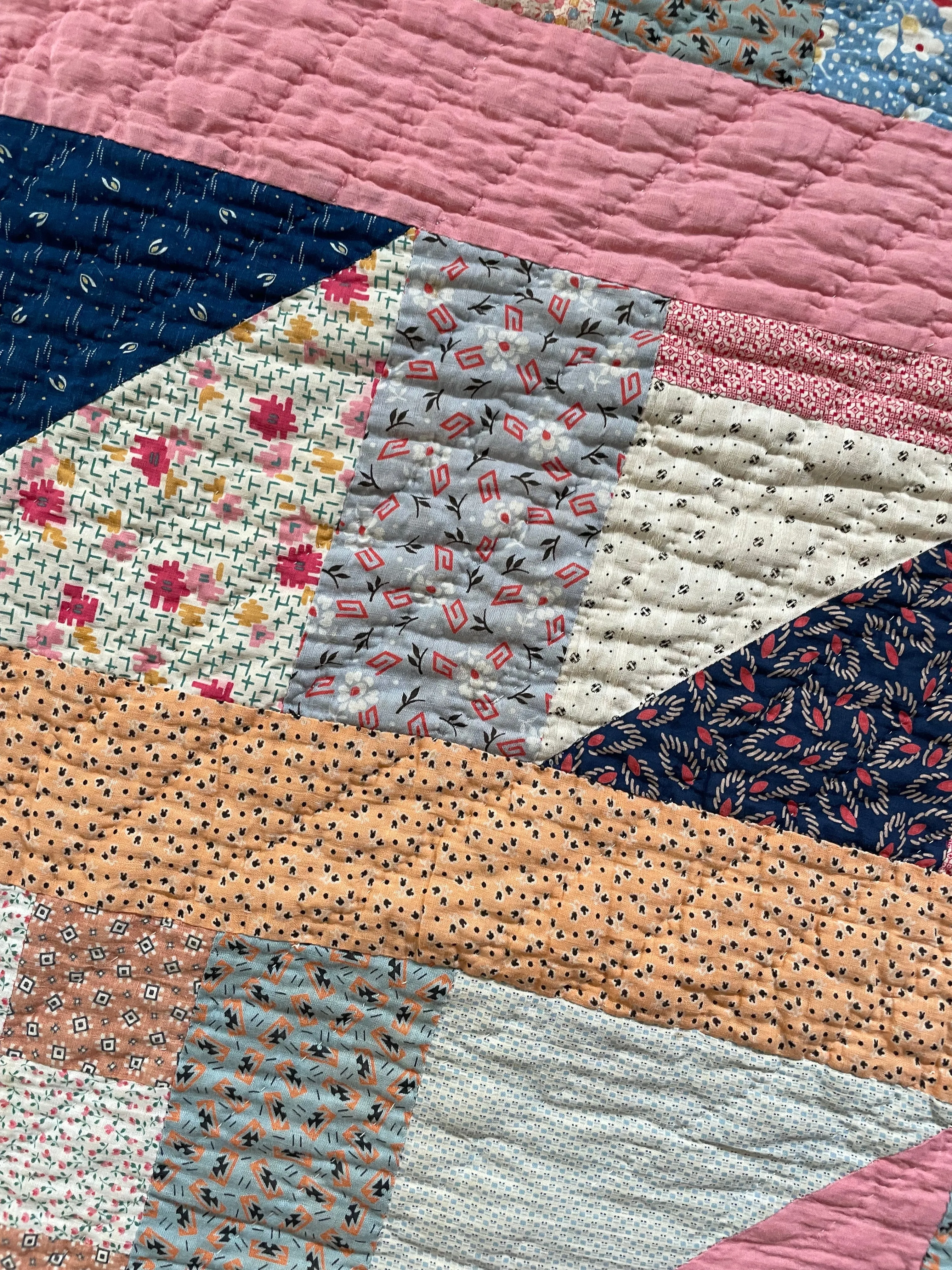 One-of-a-Kind Nine Patch Variation Quilt