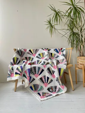 Patchwork Fan Quilt Vintage - Shop Now