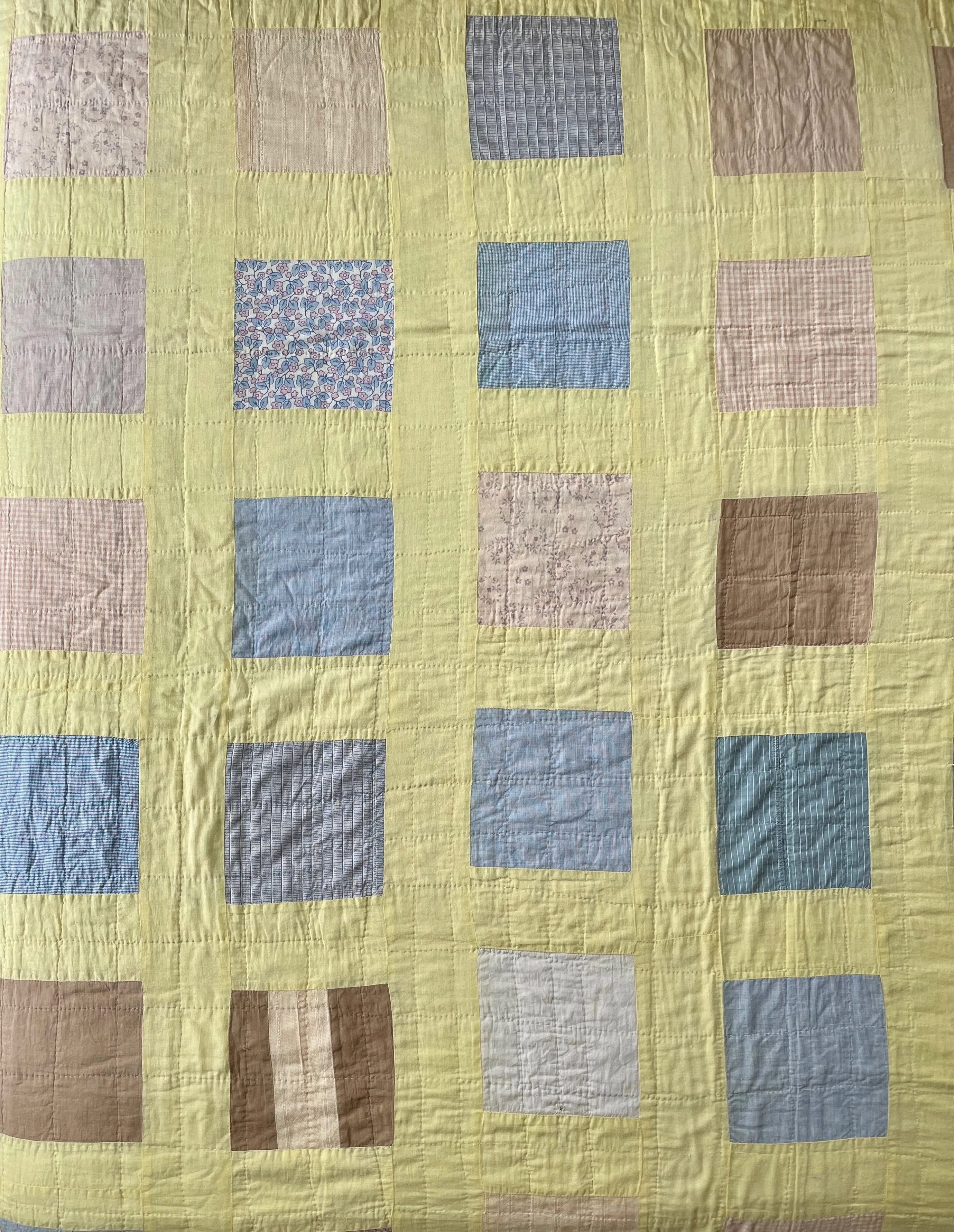 Reversible Vintage Shirt Quilt