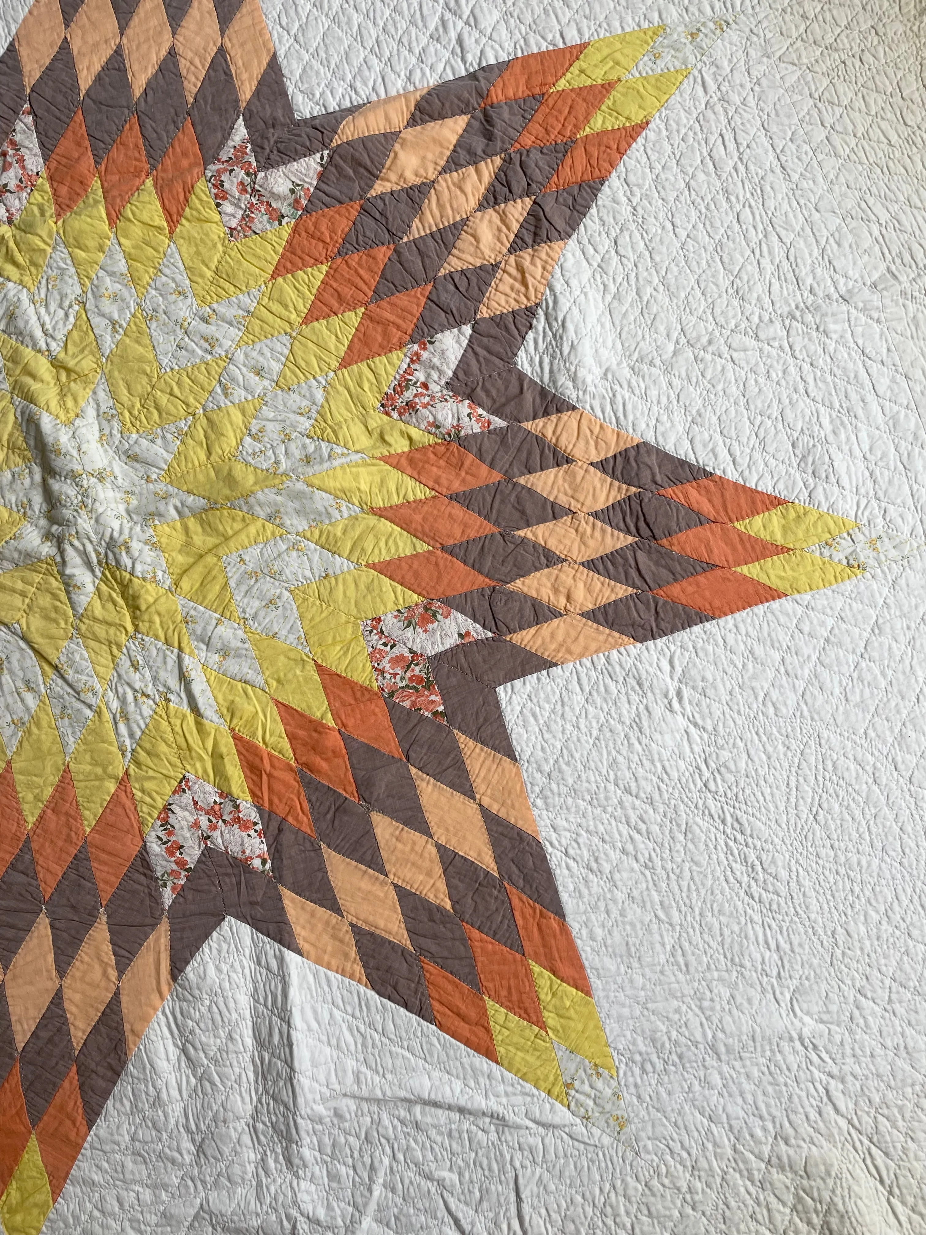 Charming Vintage Star of Bethlehem Quilt