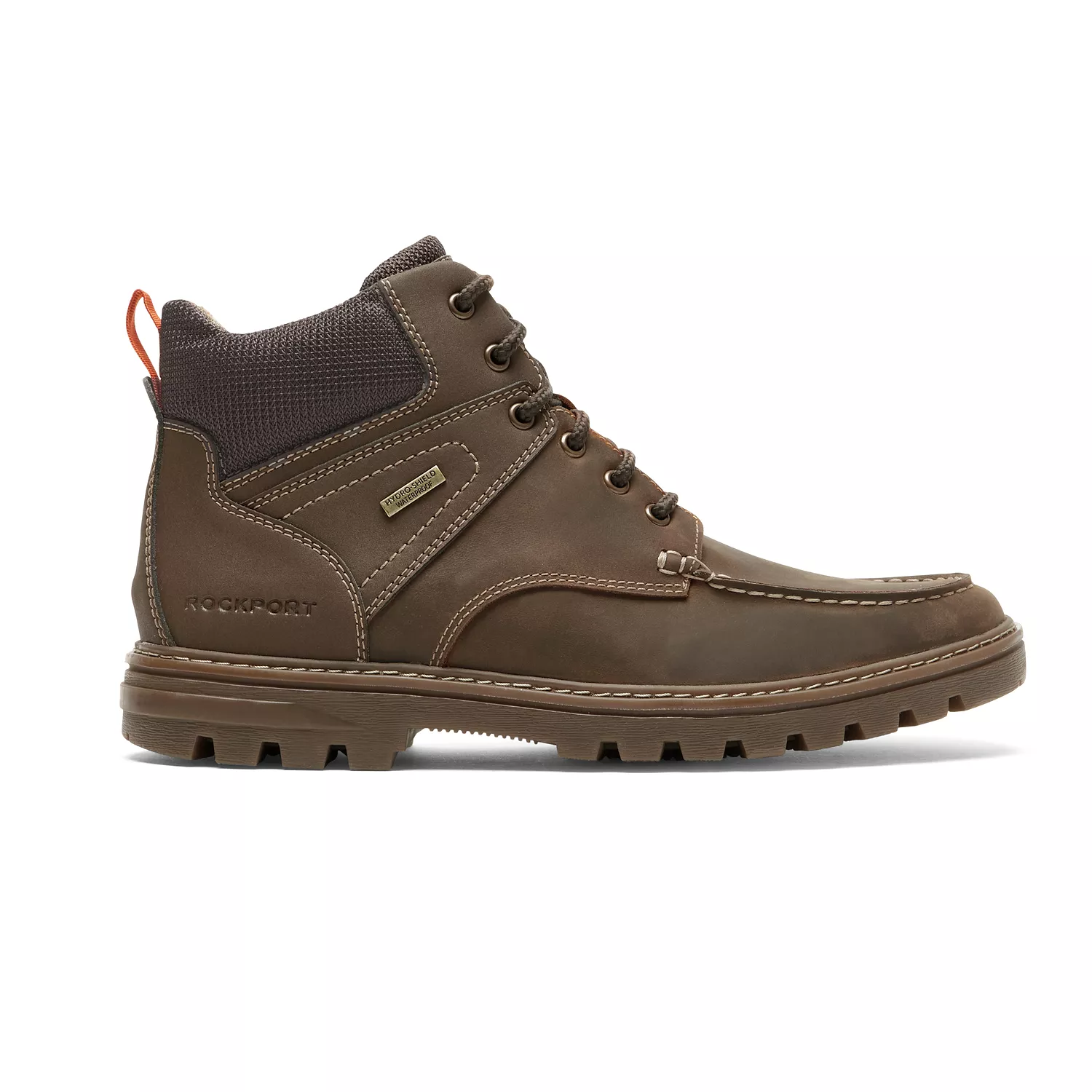 Weatherproof Moc Toe Boot for Men