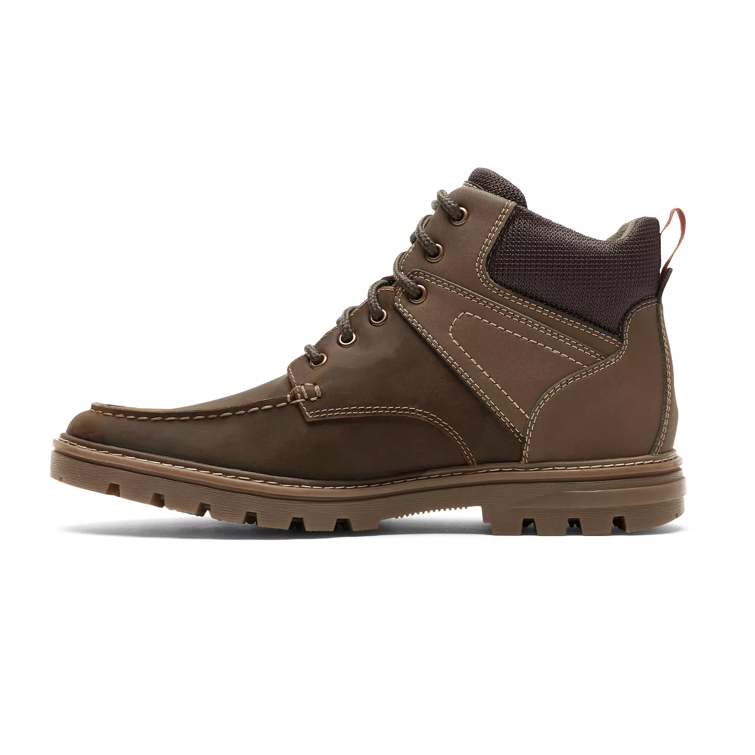 Weatherproof Moc Toe Boot for Men