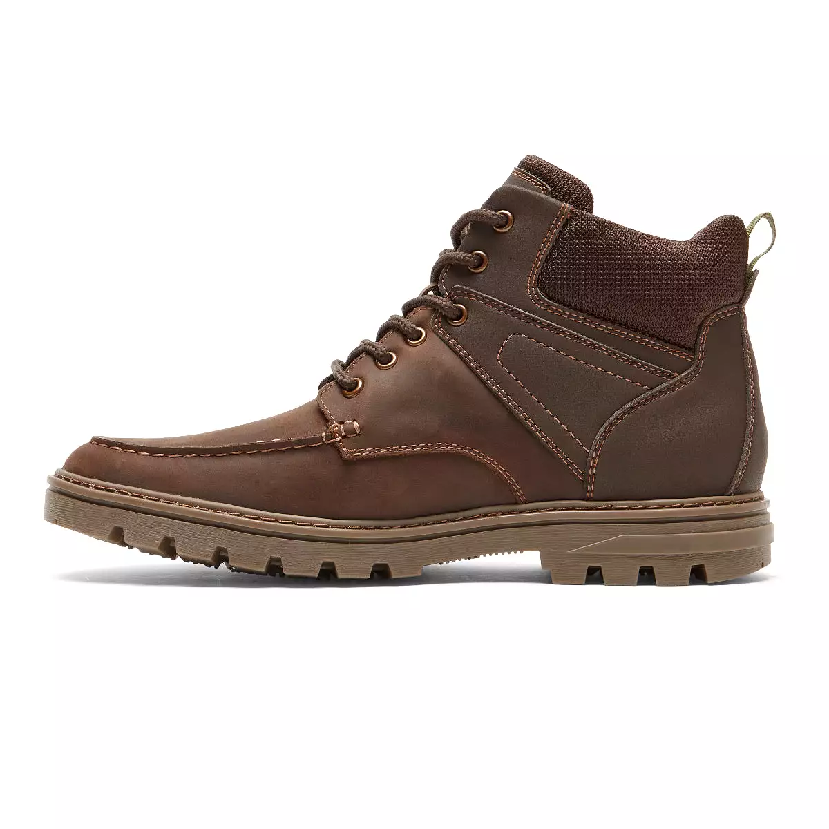 Weatherproof Moc Toe Boot for Men