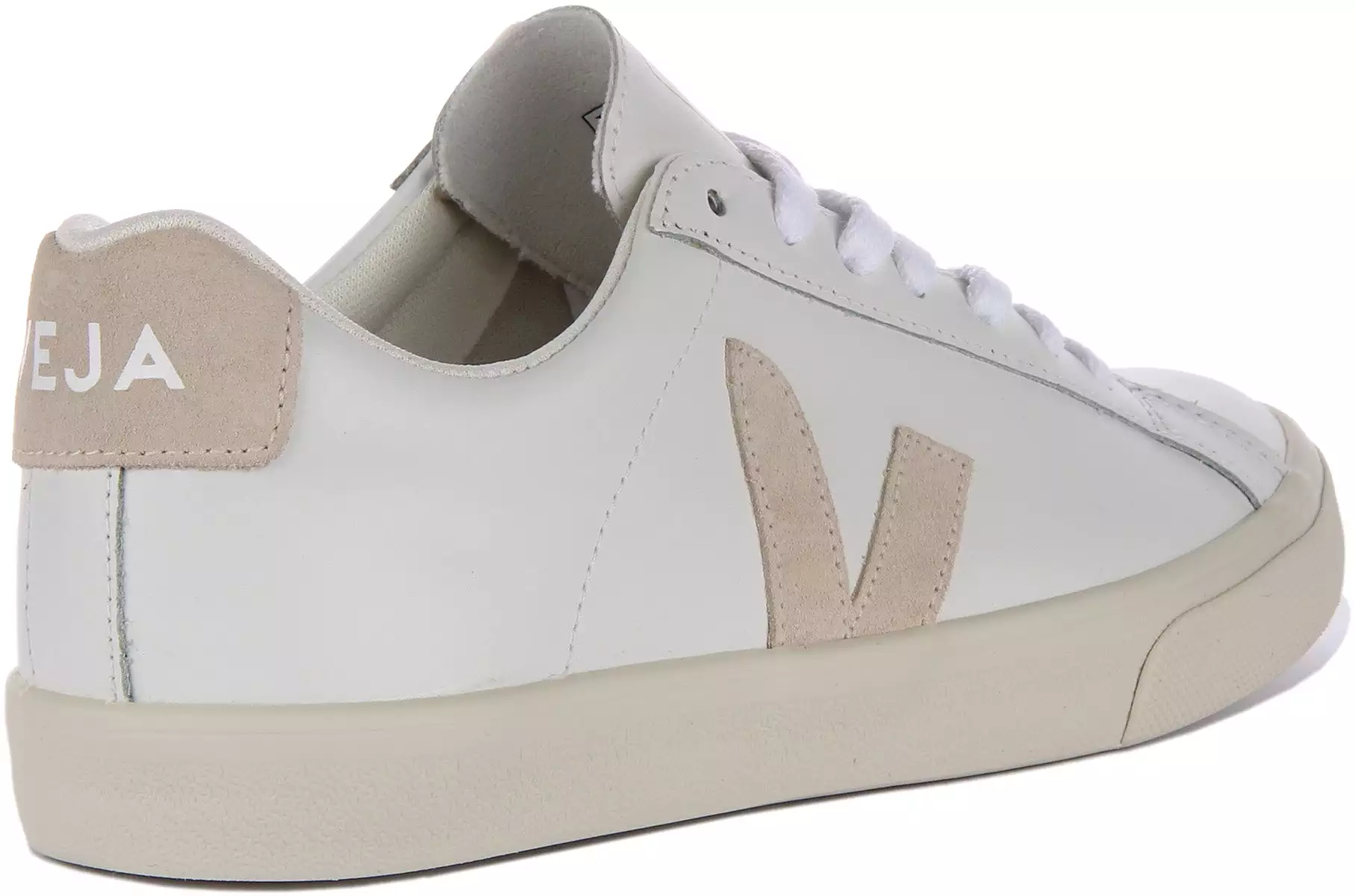 White Beige Veja Esplar Women's Logo Shoe