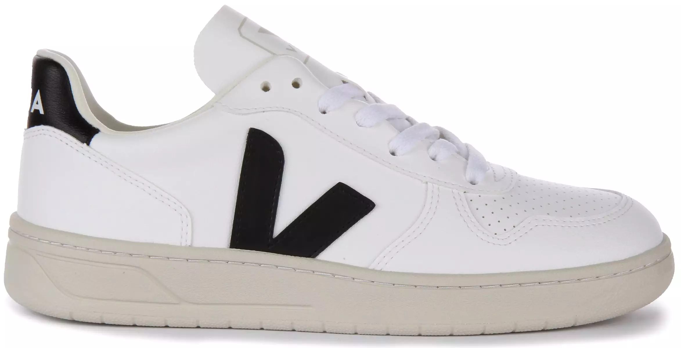 White Black Women's Veja V 10 Cwl Sneakers