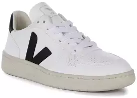 White Black Women's Veja V 10 Cwl Sneakers