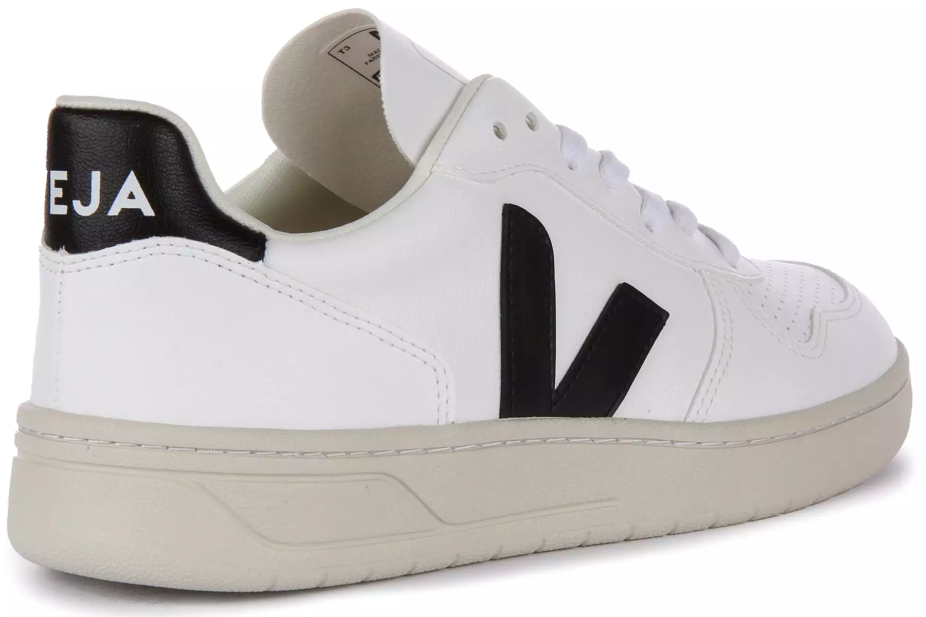 White Black Women's Veja V 10 Cwl Sneakers