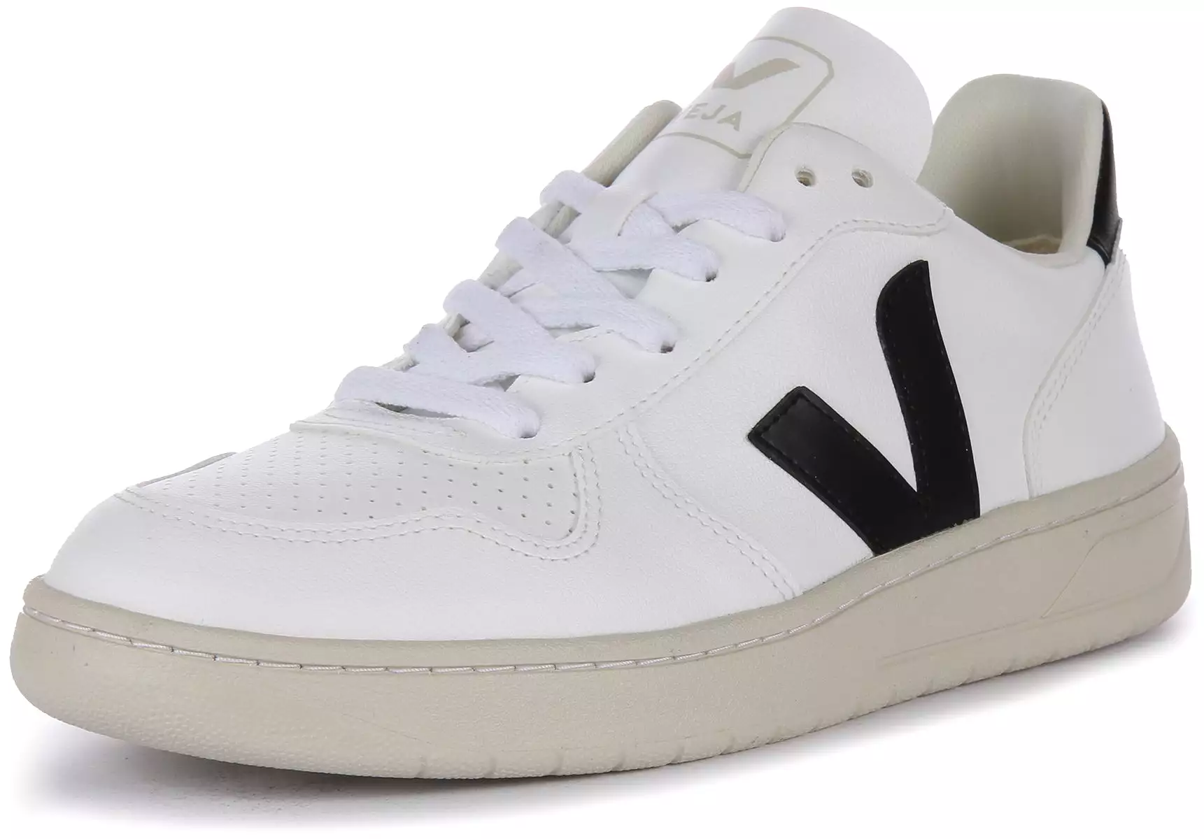 White Black Women's Veja V 10 Cwl Sneakers