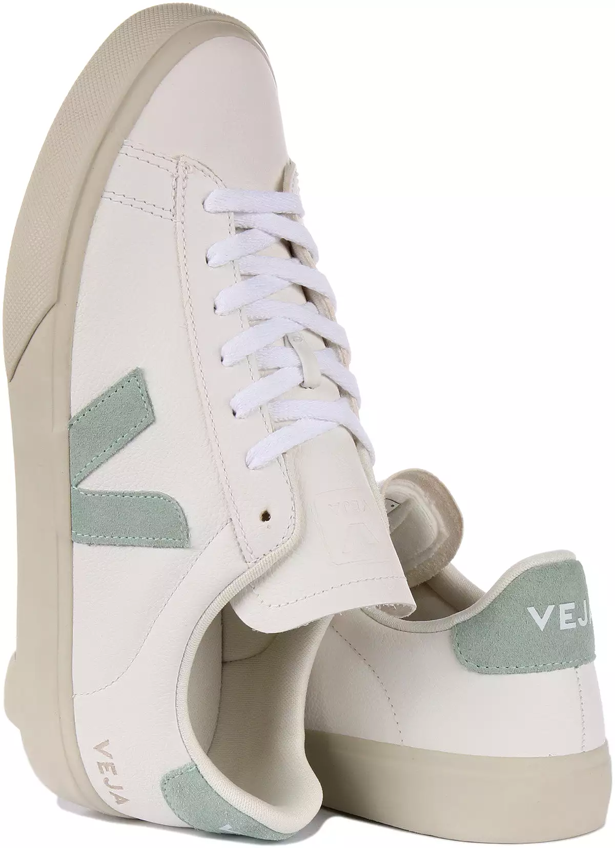 White Green Women's Veja Campo Chrome - Free Shipping!