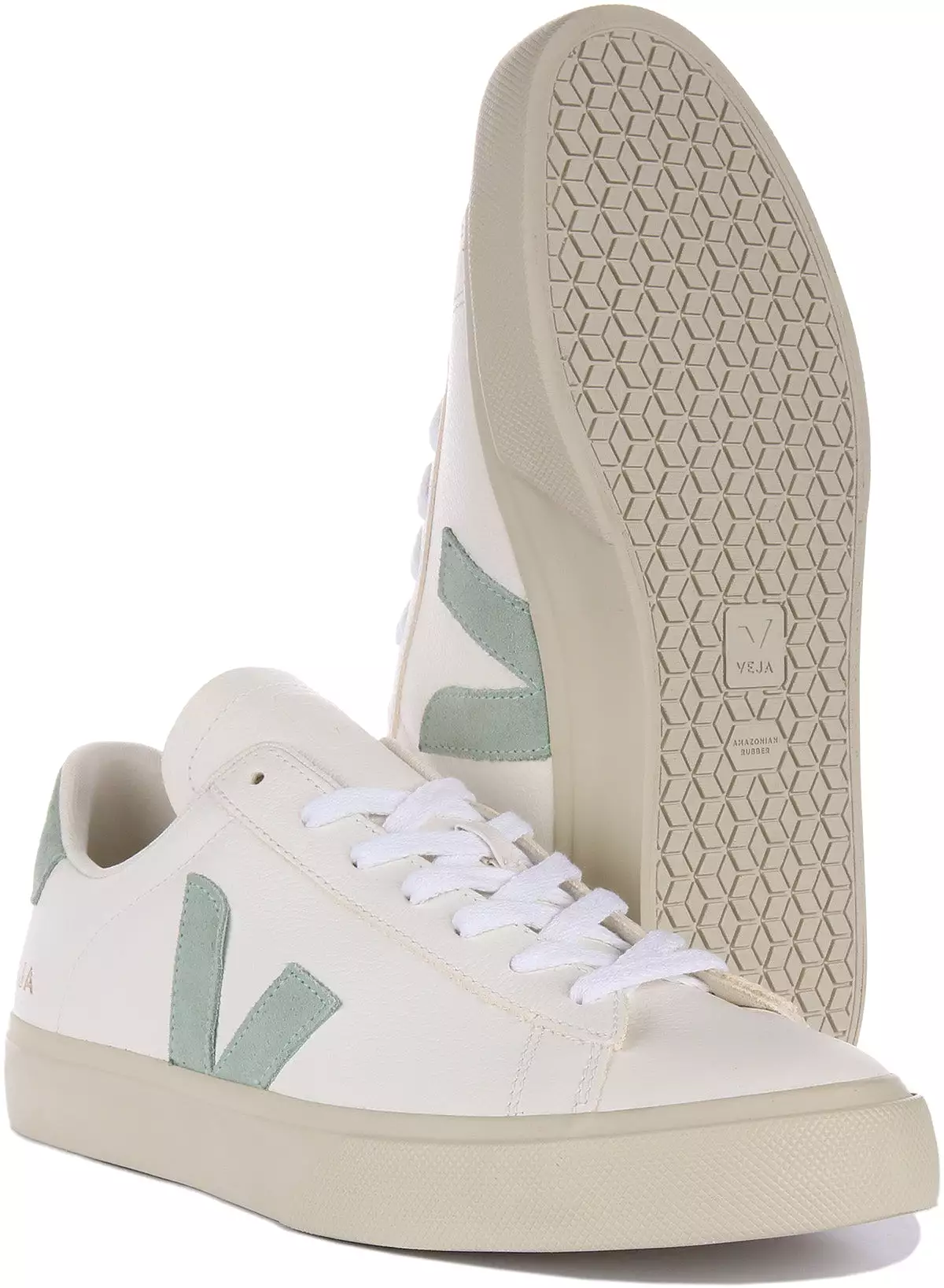 White Green Women's Veja Campo Chrome - Free Shipping!