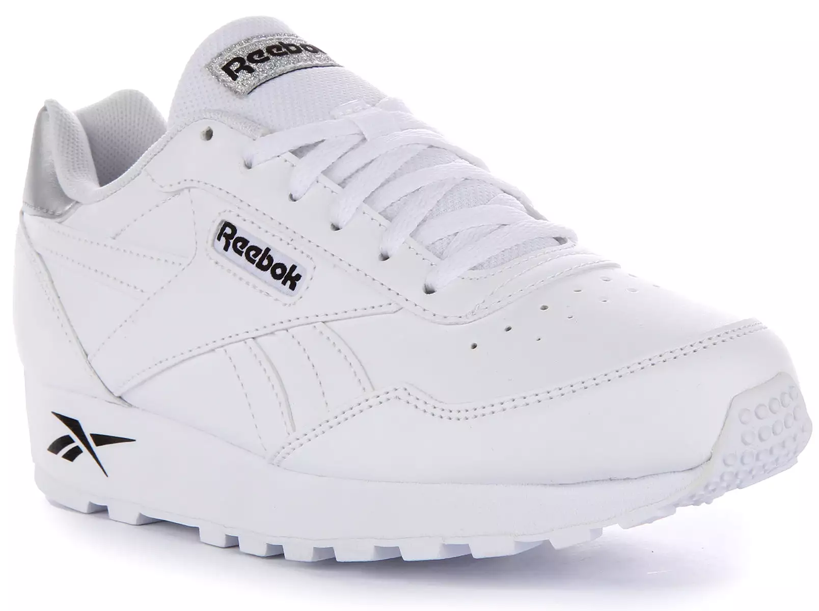 White Reebok Rewind Running Shoes for Women