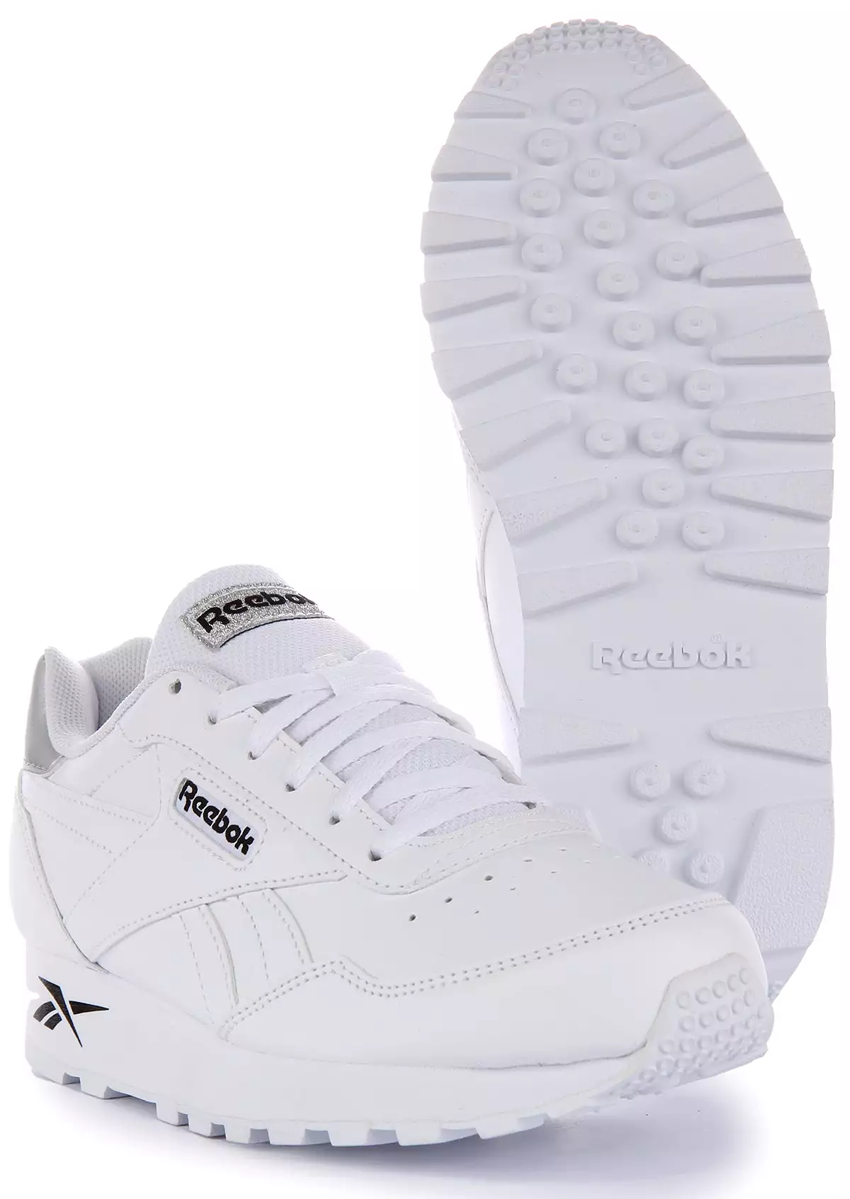 White Reebok Rewind Running Shoes for Women