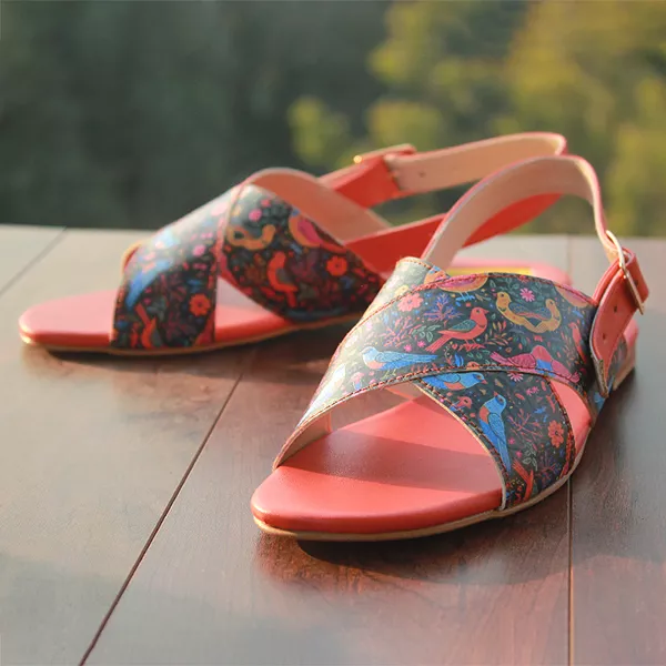 Women Graphic Kohati Sandals