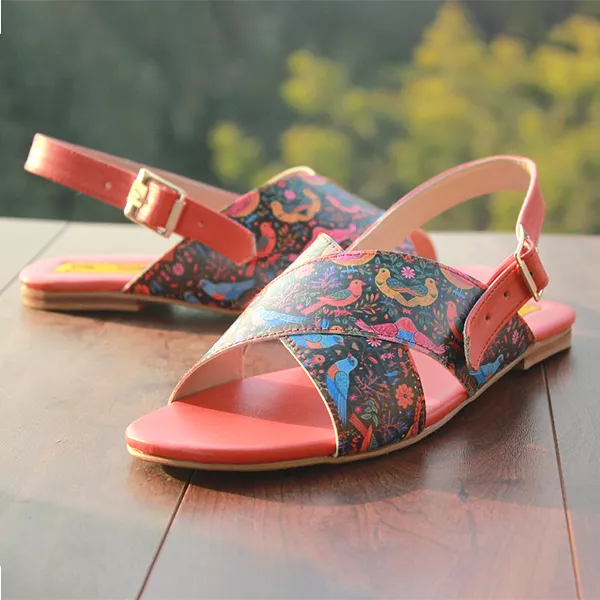 Women Graphic Kohati Sandals