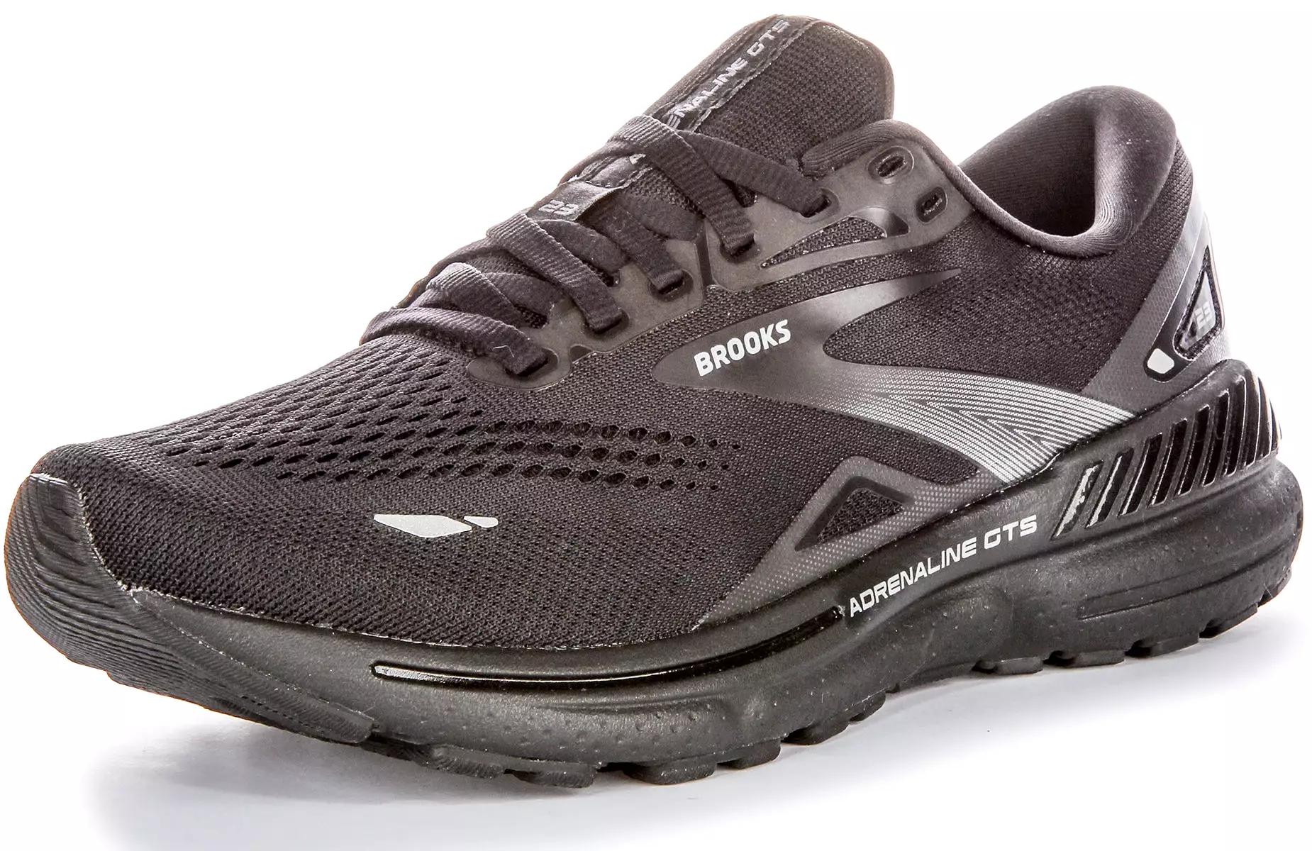 Women's Black Brooks Adrenaline GTS Shoes - Medium Fit