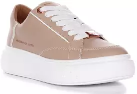 Women's Camel Alexander Smith Platform Trainers