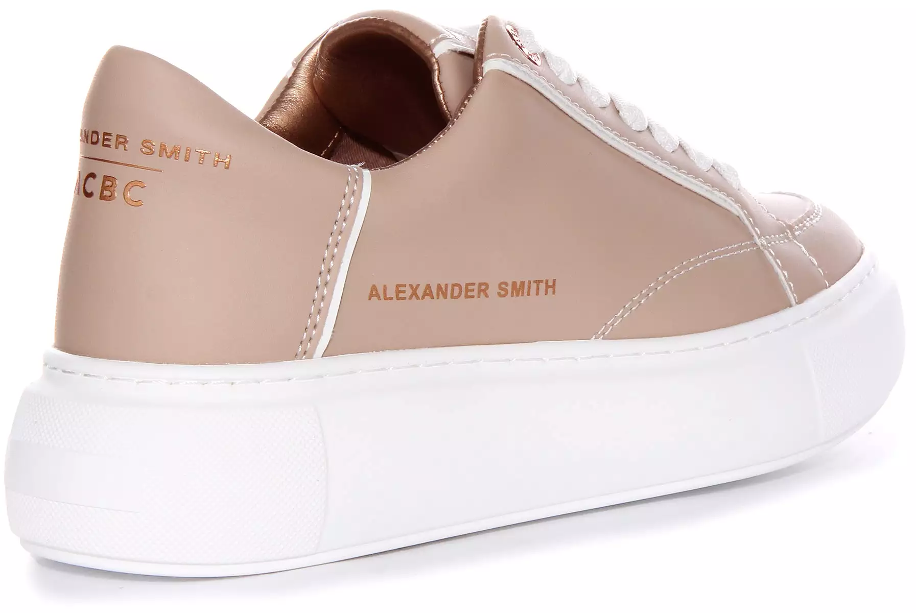 Women's Camel Alexander Smith Platform Trainers