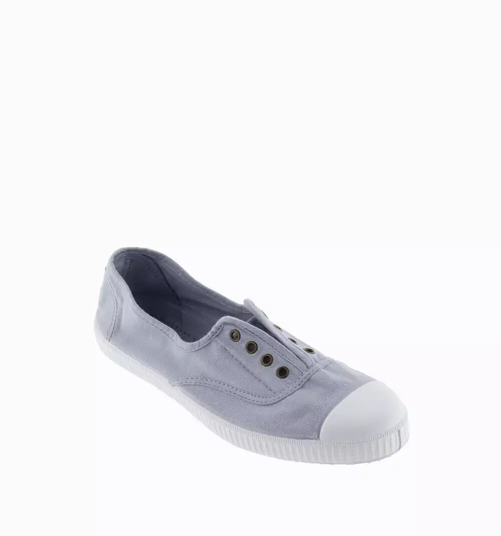 Women's canvas trainers with elastic - Nube sneakers