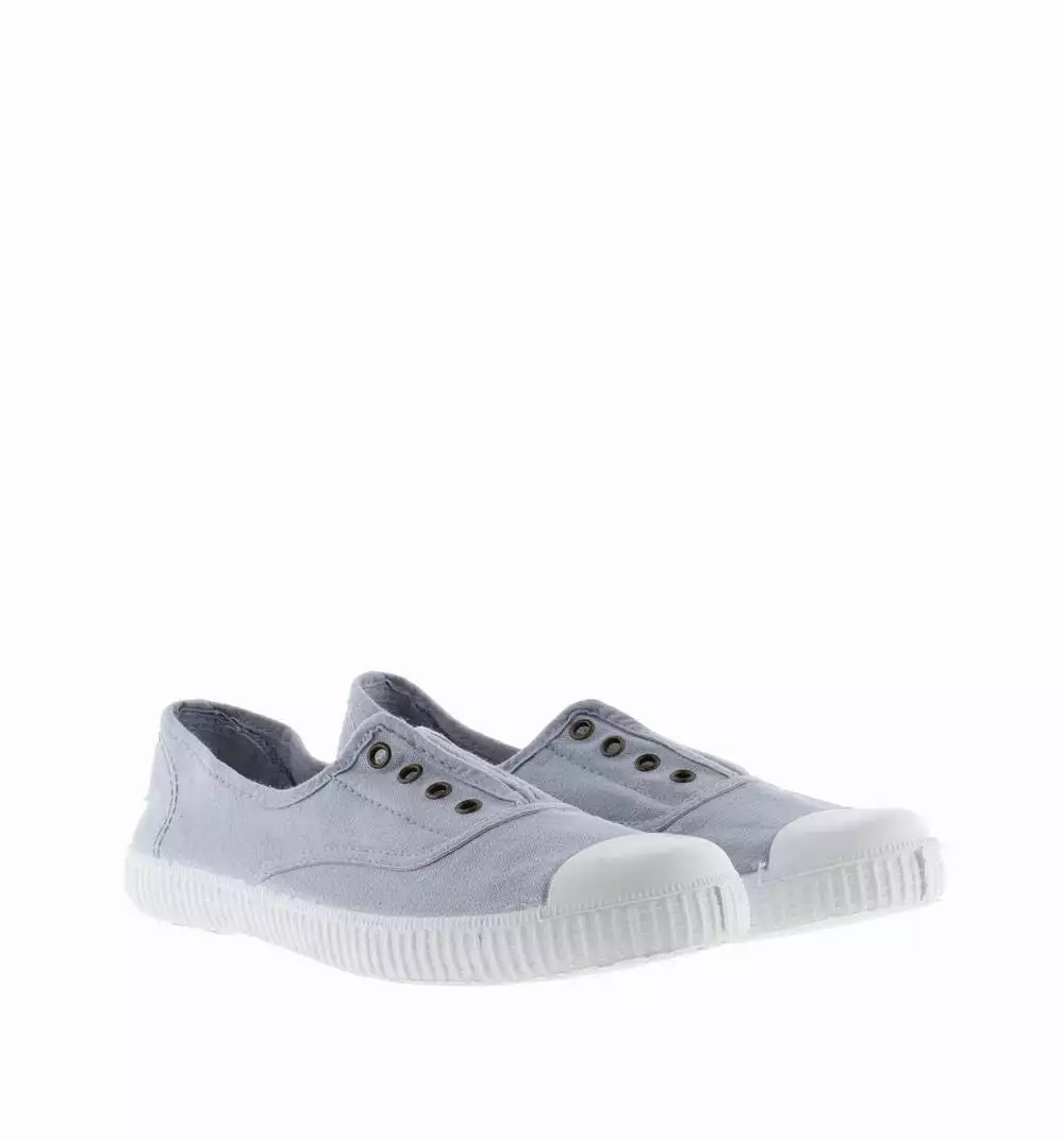 Women's canvas trainers with elastic - Nube sneakers