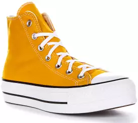 Women's Converse All Star Lift Hi A06506C - Yellow