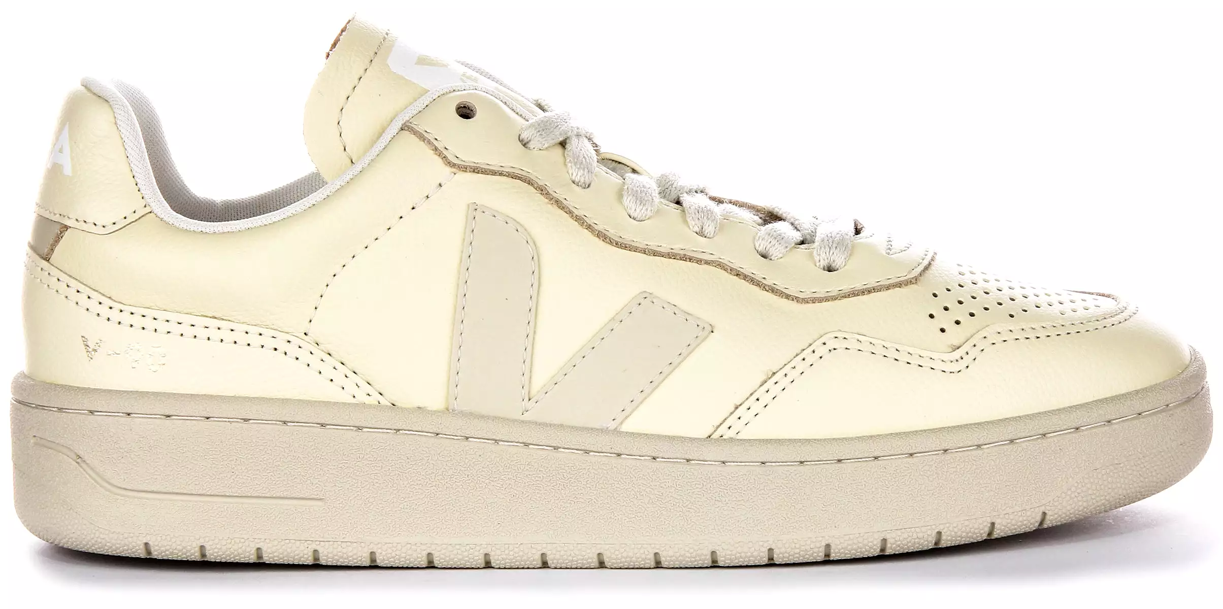 Women's Cream Leather Veja V 90 - Shop Now!