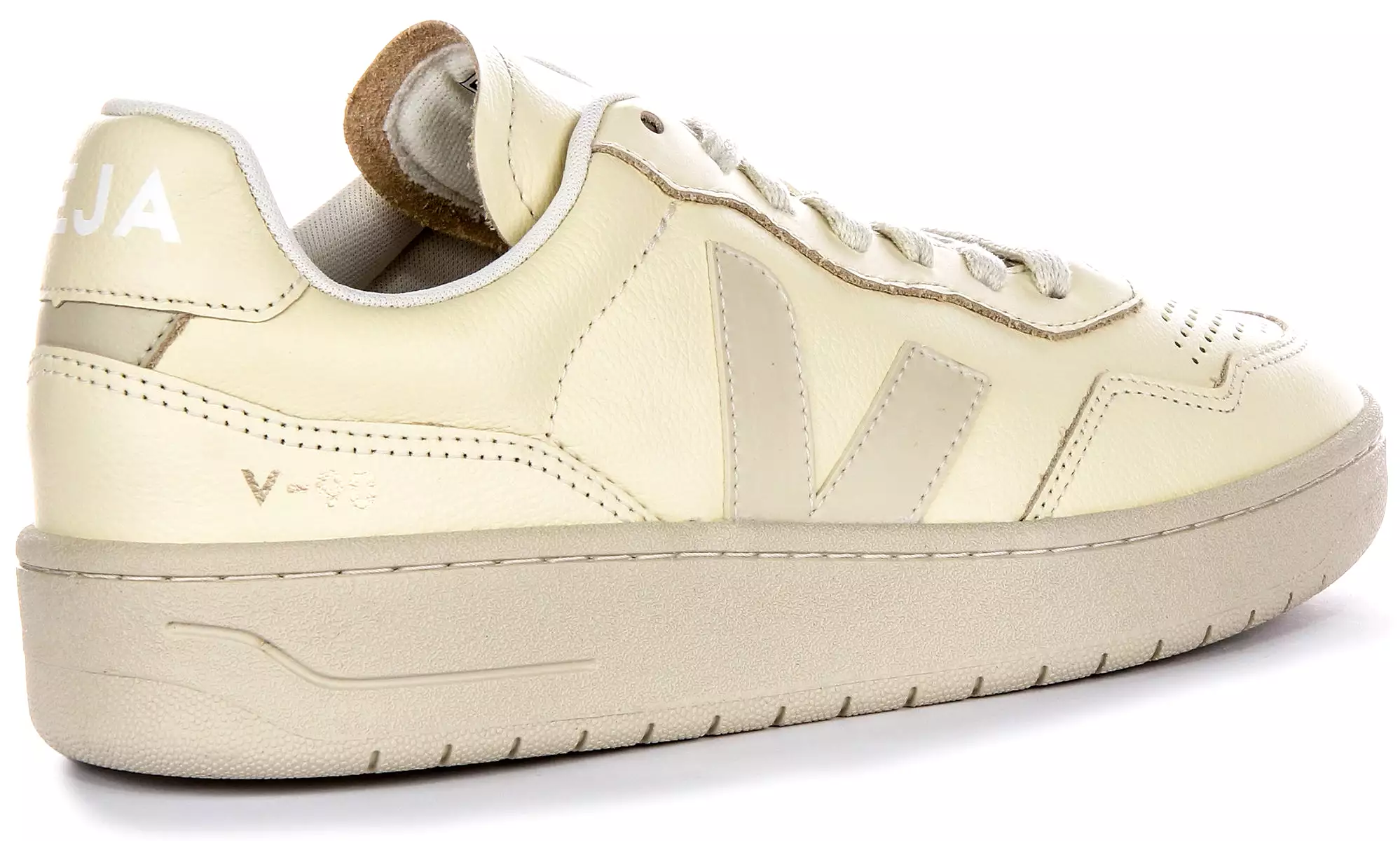 Women's Cream Leather Veja V 90 - Shop Now!