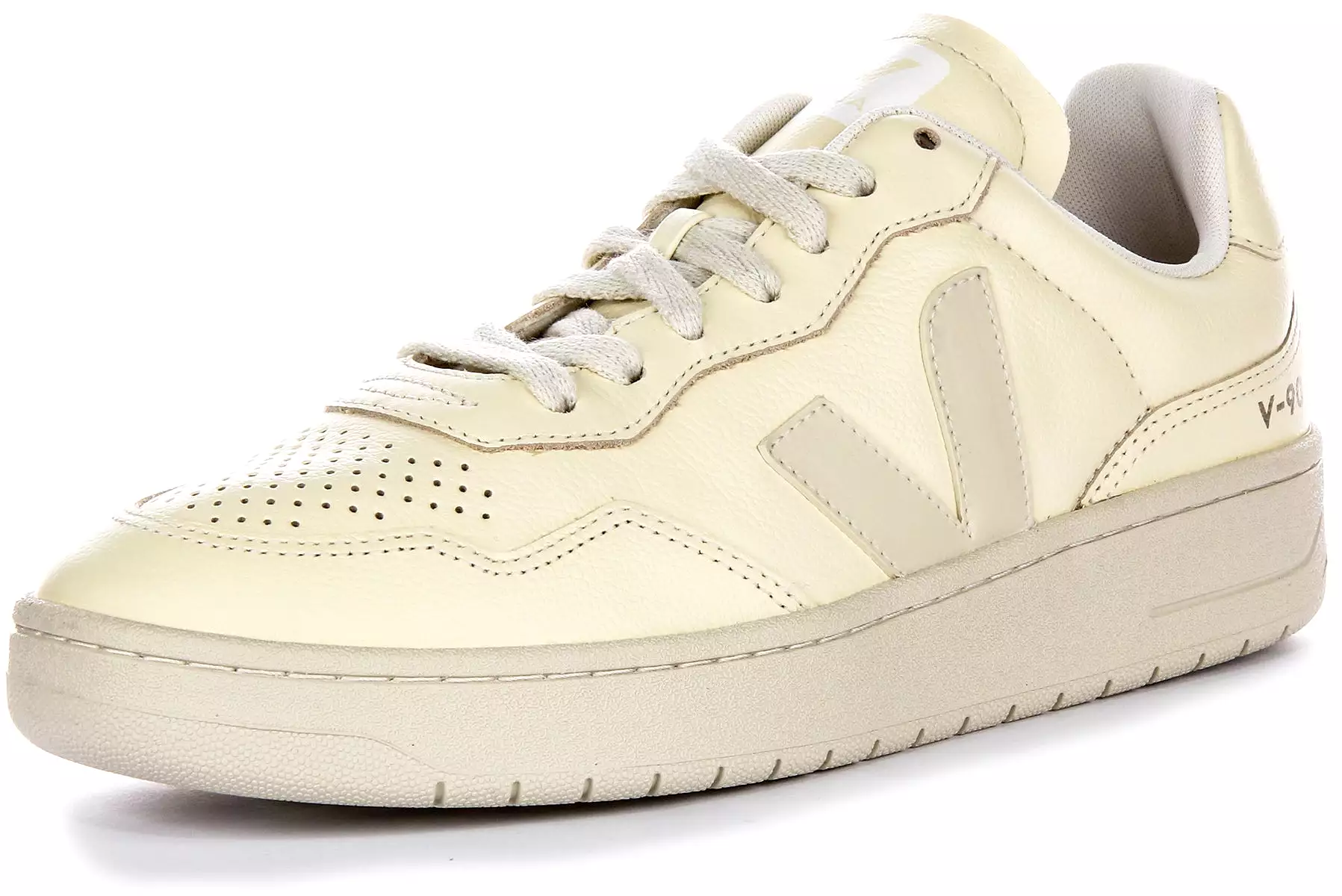 Women's Cream Leather Veja V 90 - Shop Now!