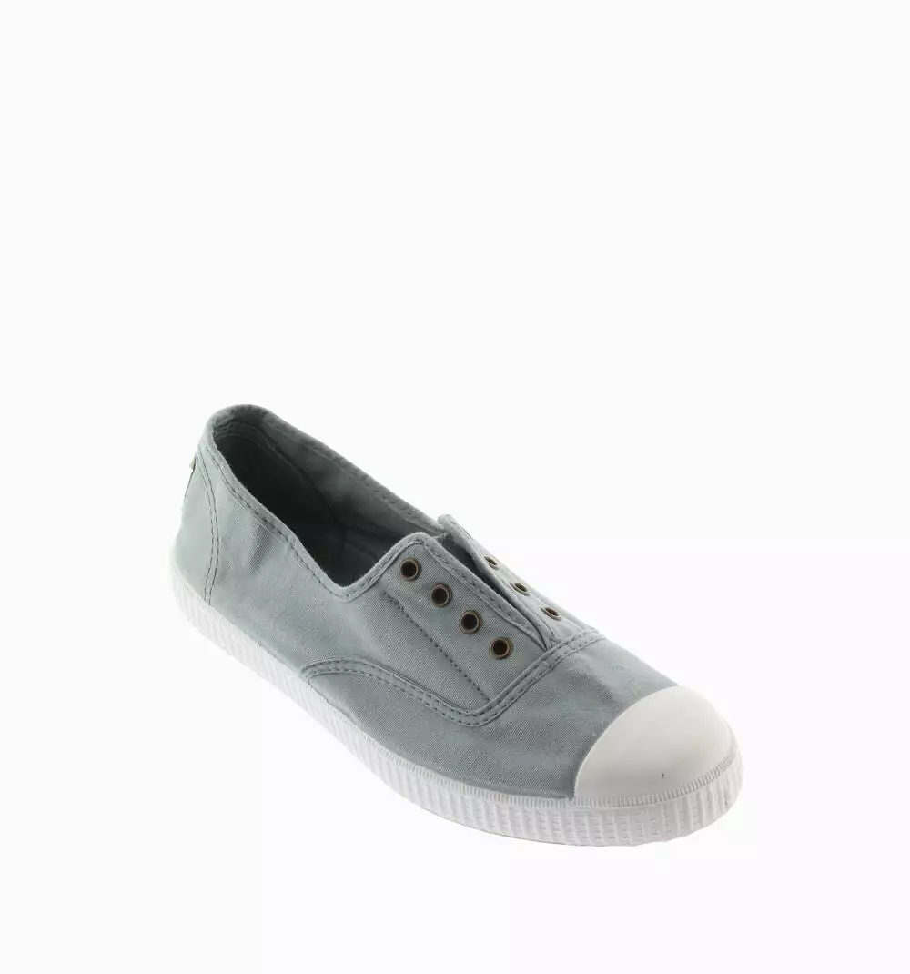 Women's elastic canvas trainers - Jade