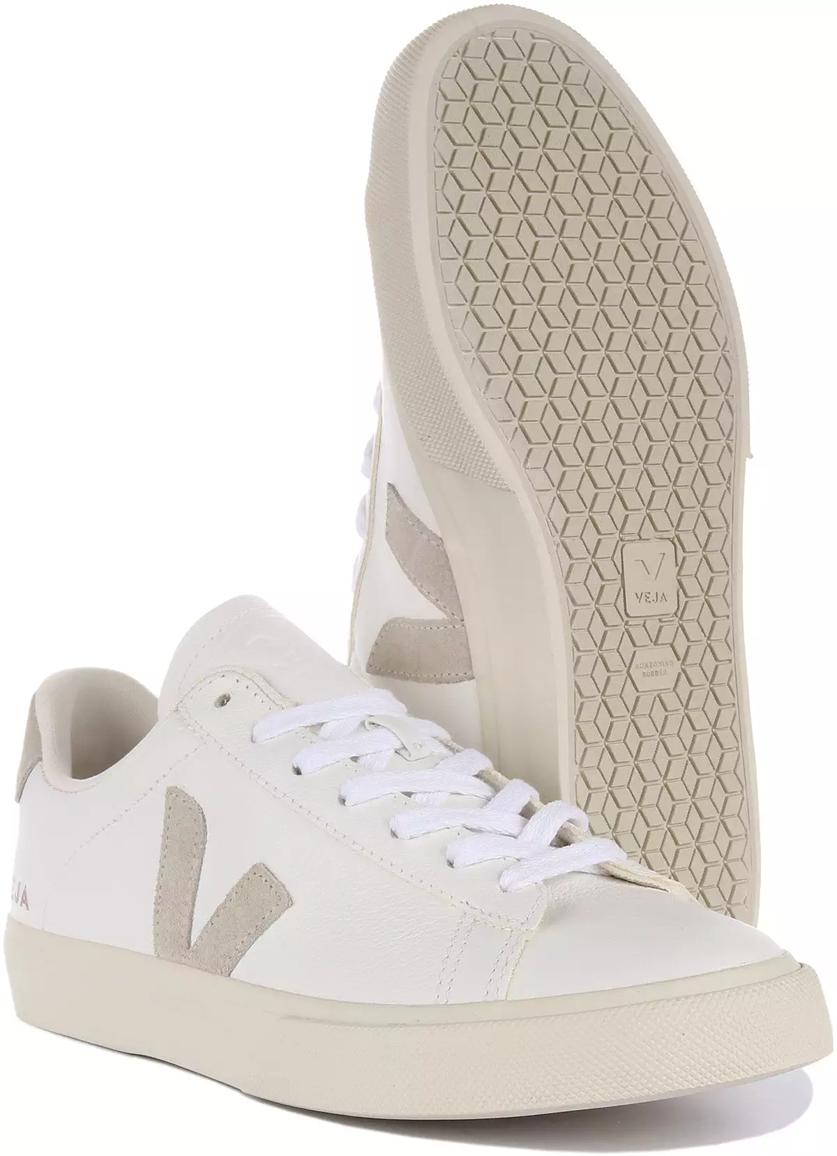 Women's Veja Campo Chromefree - White Grey | Shop Now